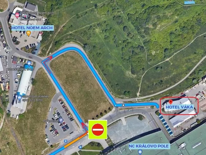 Bird's eye view in Hotel Vaka