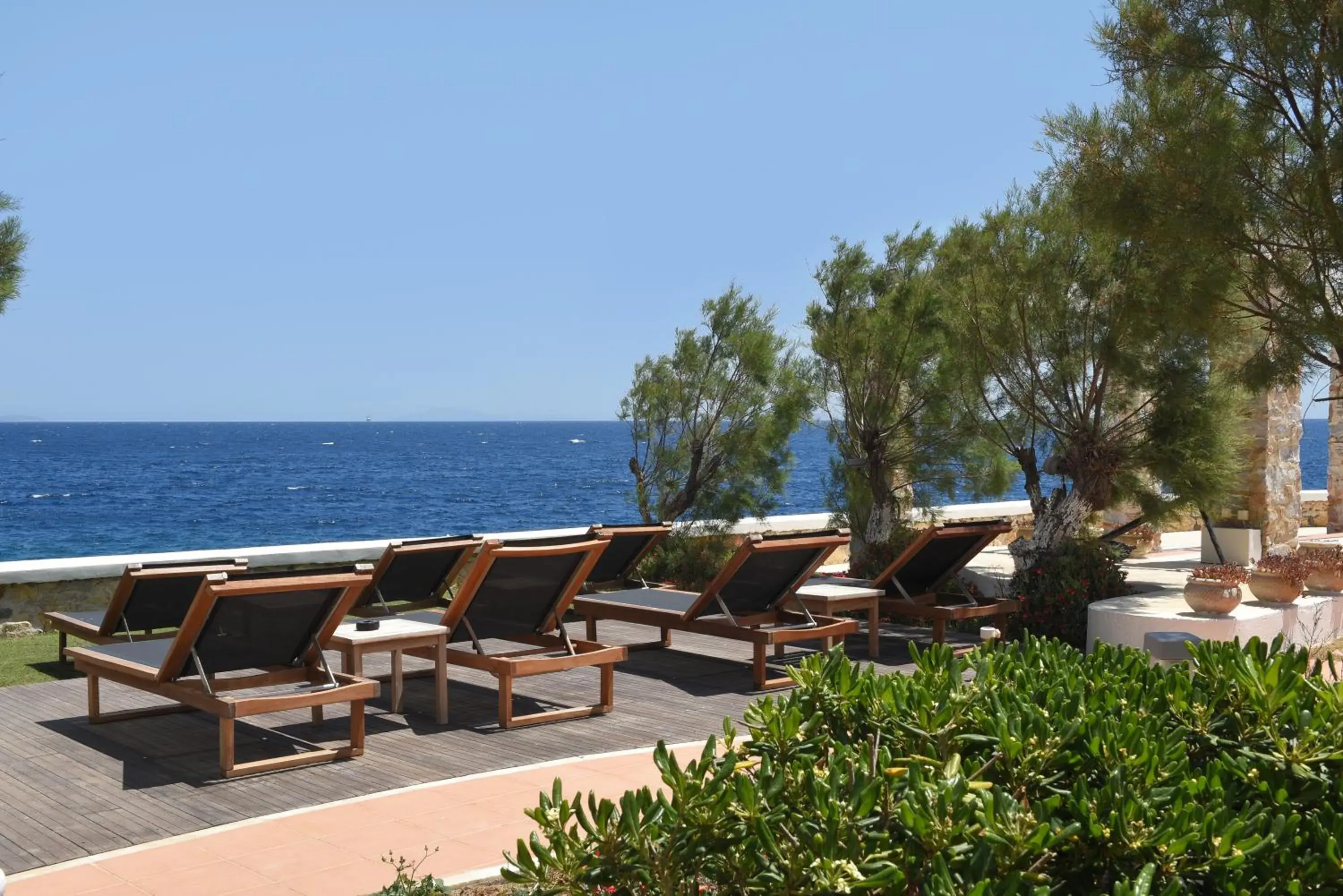 Patio in Hotel Hermes