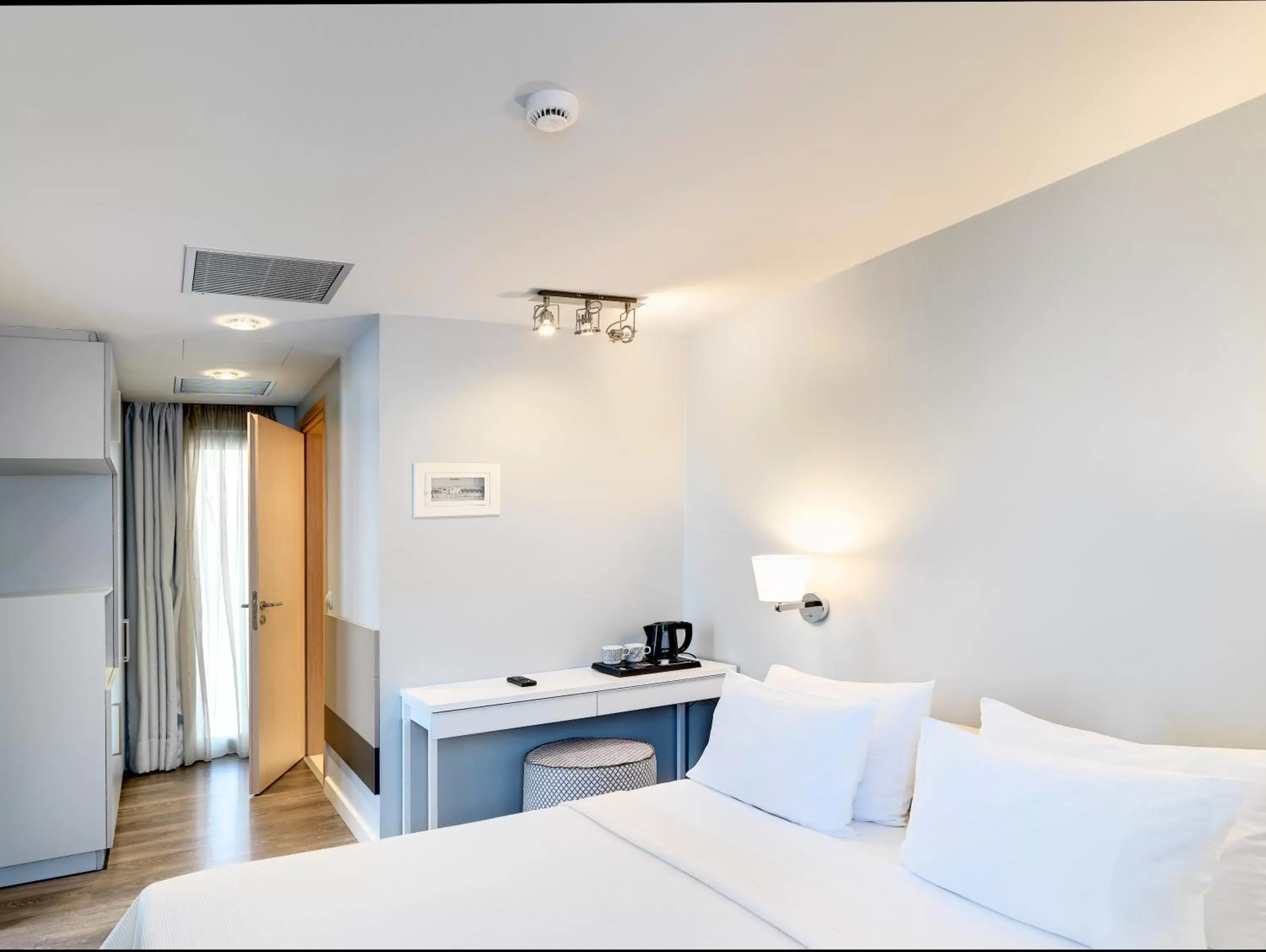 Photo of the whole room, Bed in Phidias Piraeus Hotel