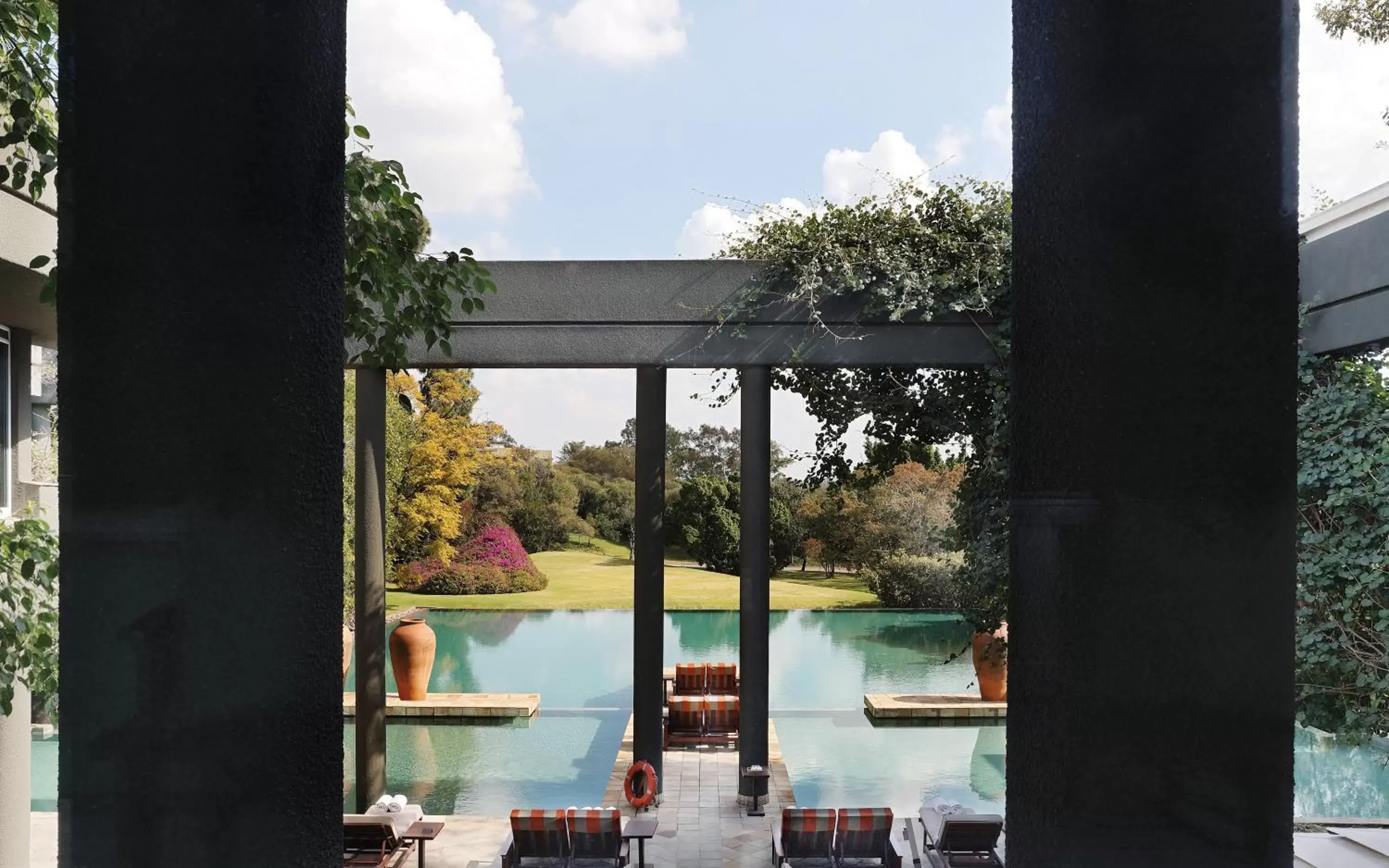 Bedroom, Pool View in Saxon Hotel, Villas & Spa