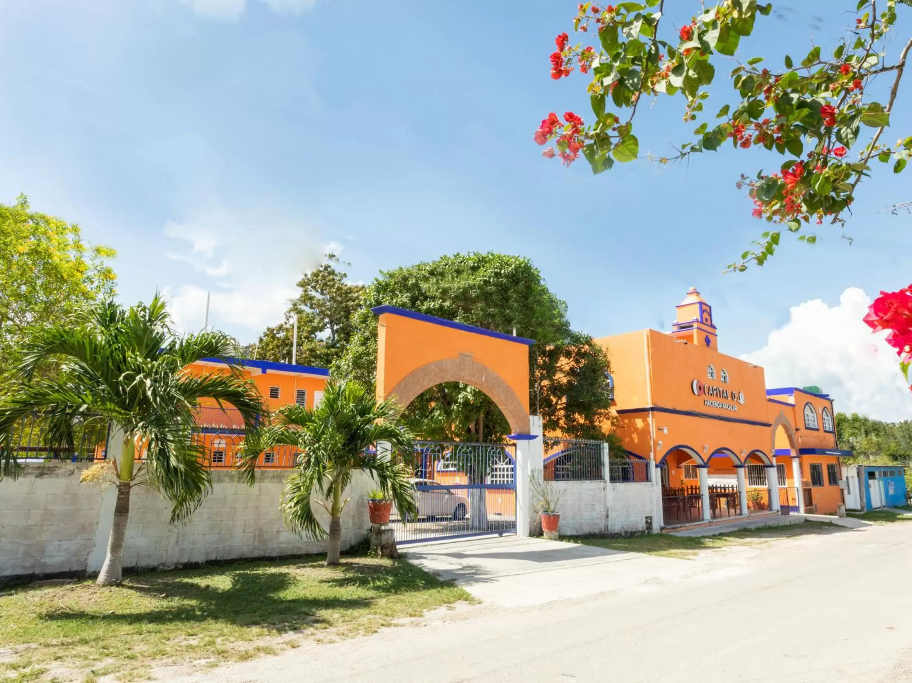 Facade/entrance, Property Building in Hotel Hacienda Bacalar