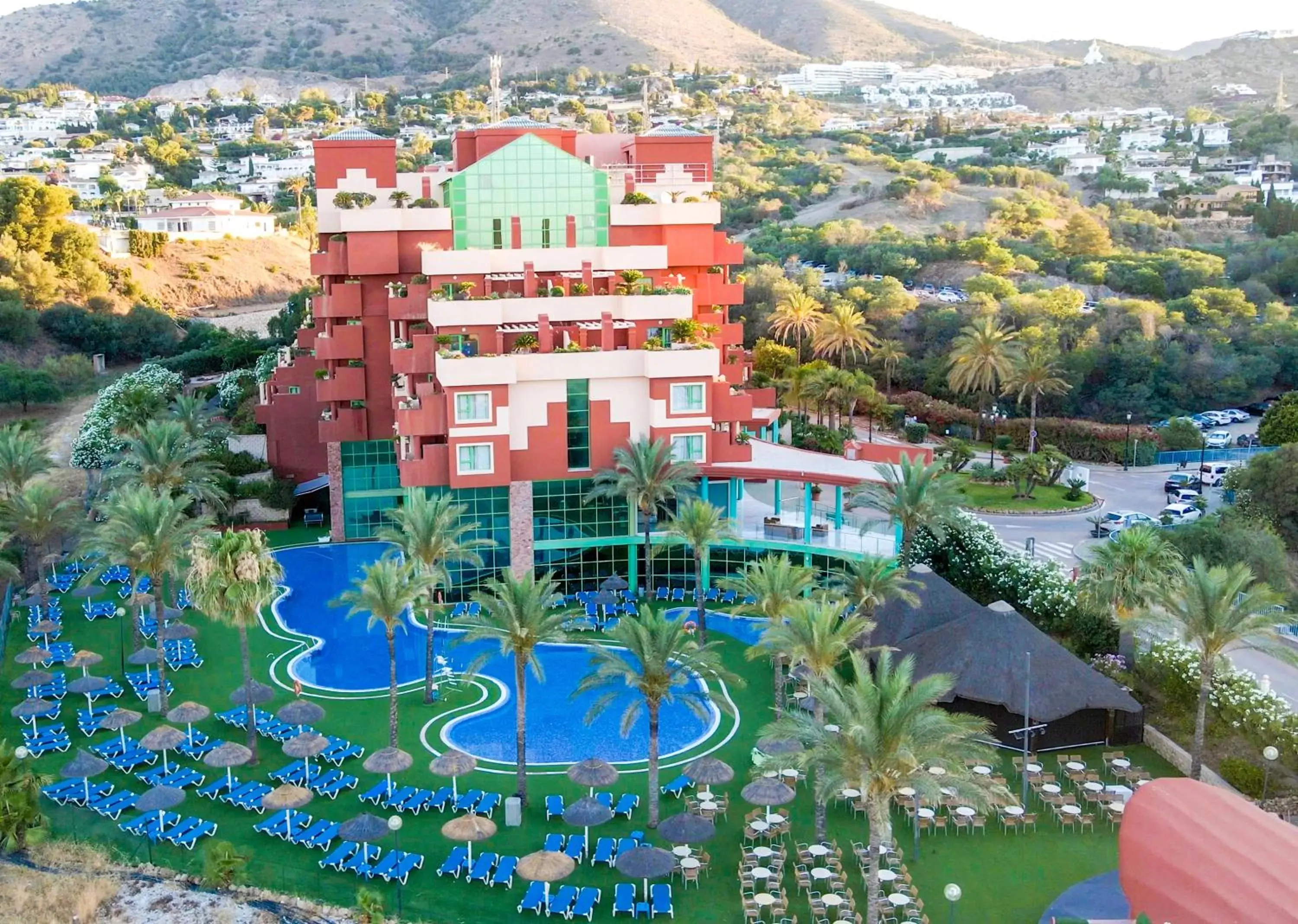 Property building, Bird's-eye View in Holiday World RIWO Hotel.