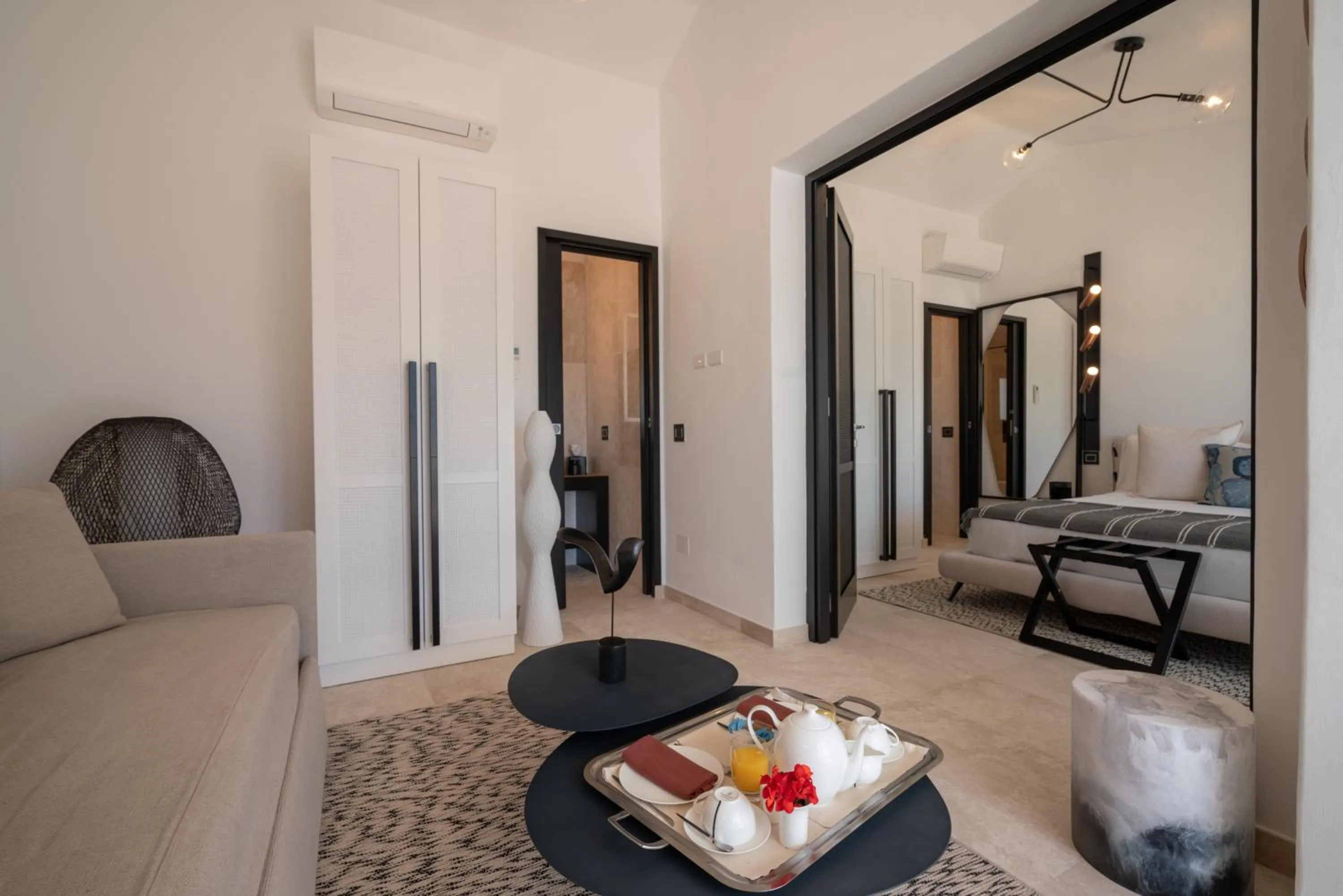 Living room in Sulià House Porto Rotondo, Curio Collection by Hilton