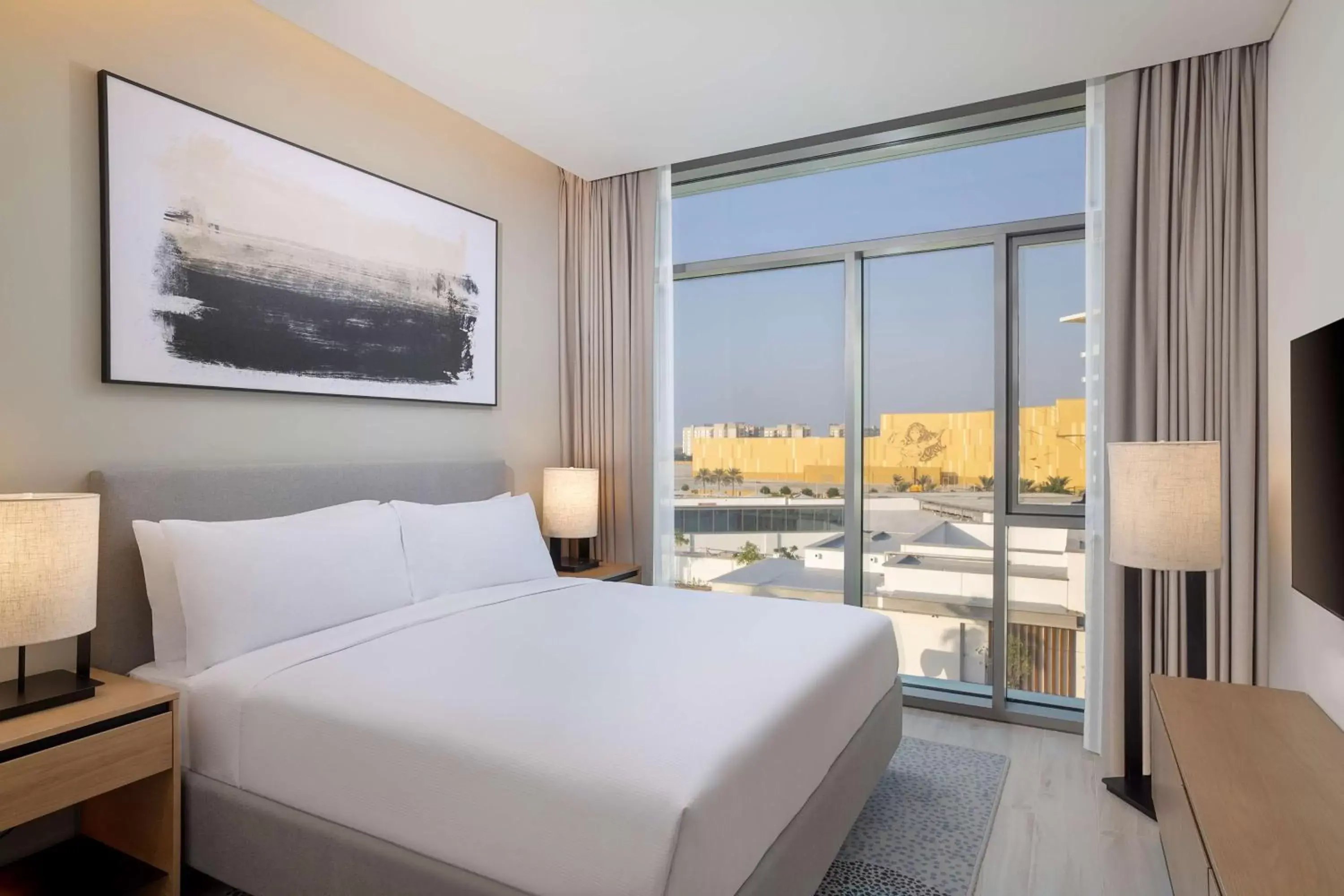 Bedroom, Bed in Doubletree By Hilton Abu Dhabi Yas Island Residences