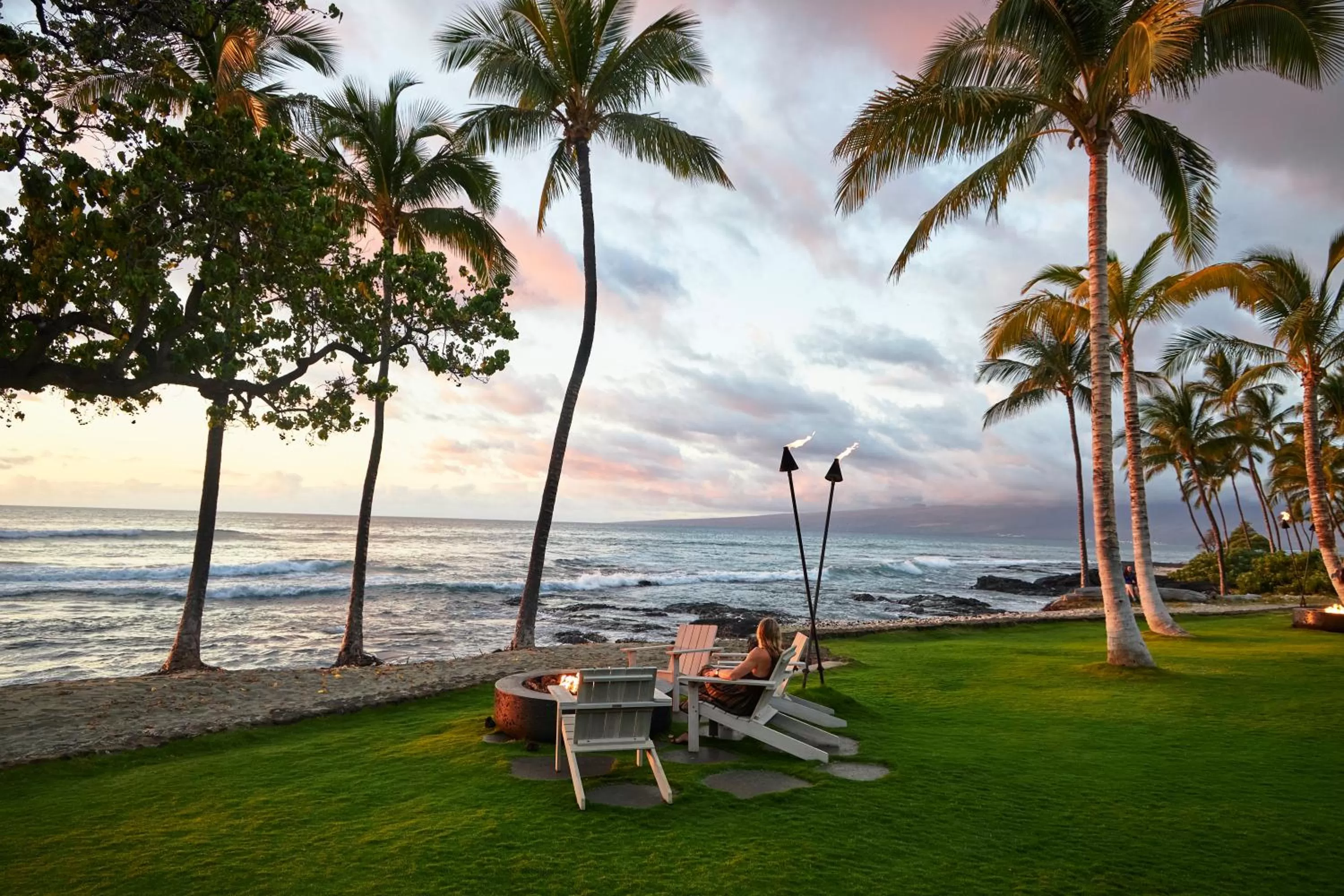 Seating area in Mauna Lani, Auberge Collection