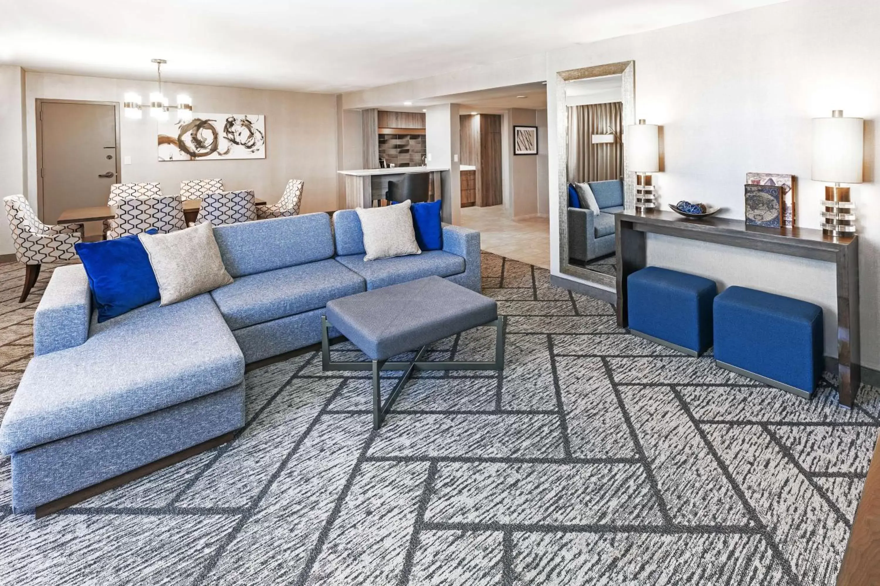 Living room, Seating Area in DoubleTree by Hilton Tulsa Downtown