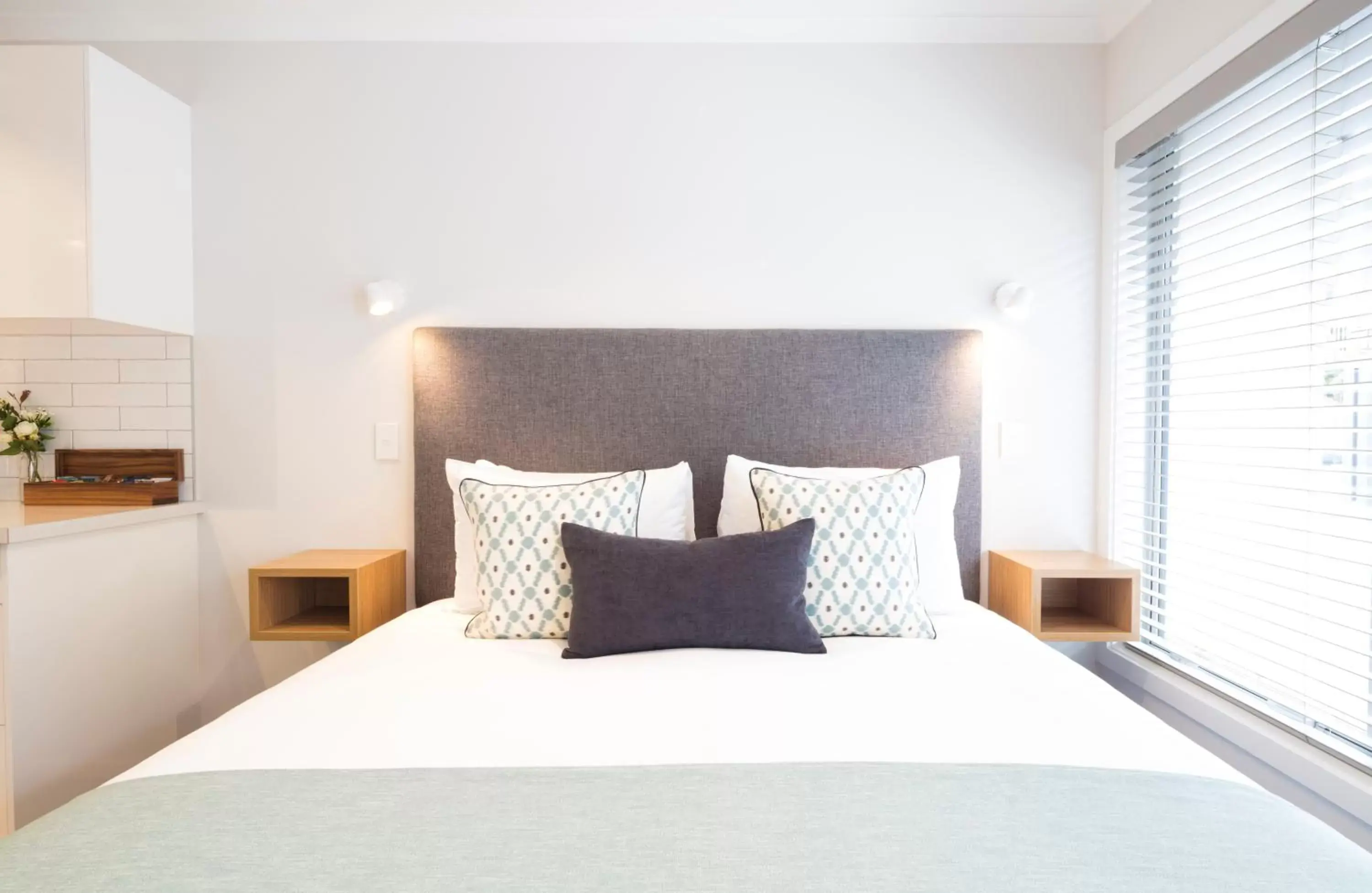 Bed in Beechwood Boutique Accommodation