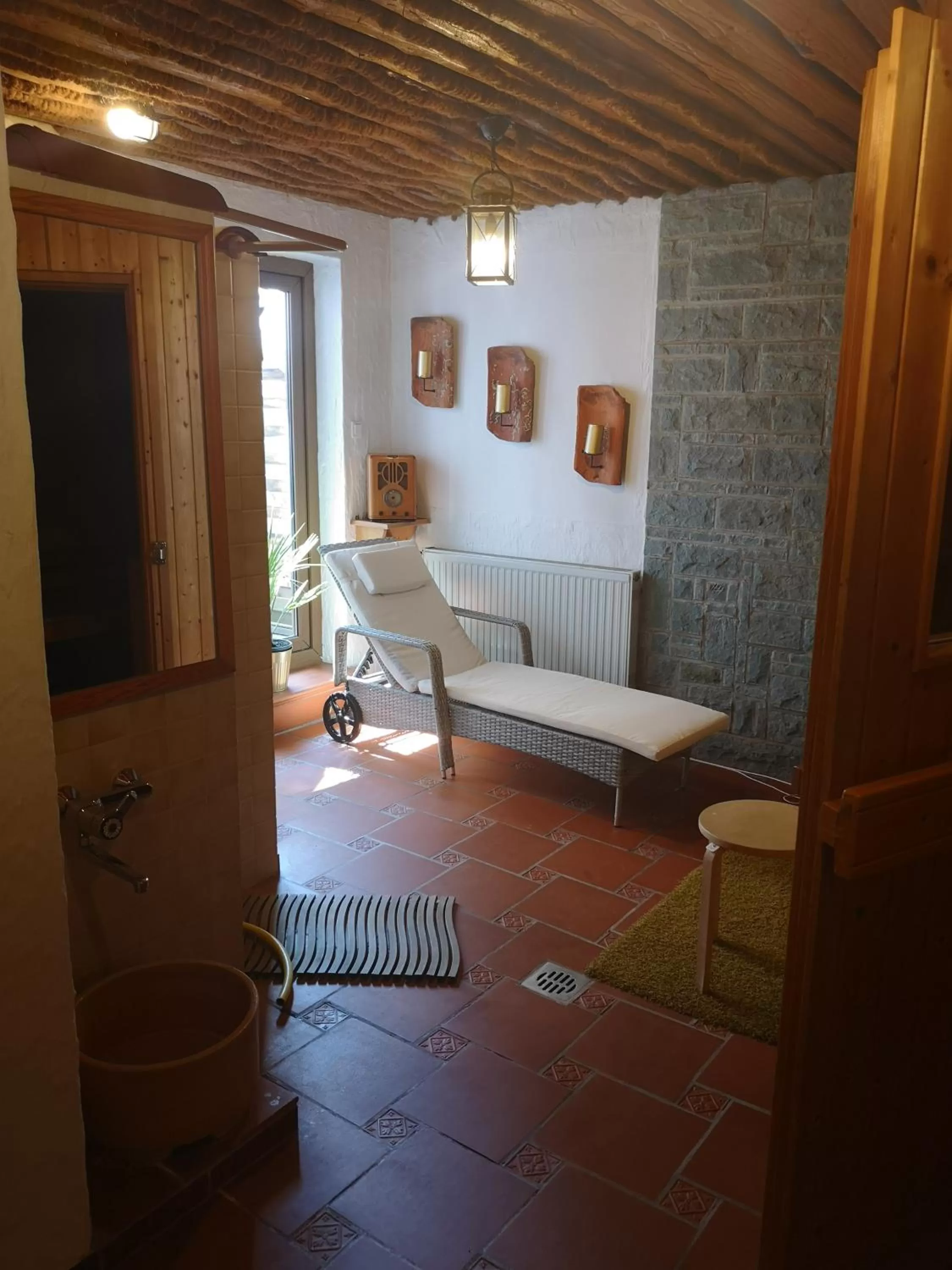 Sauna in Hotel Goldflair am Rathaus