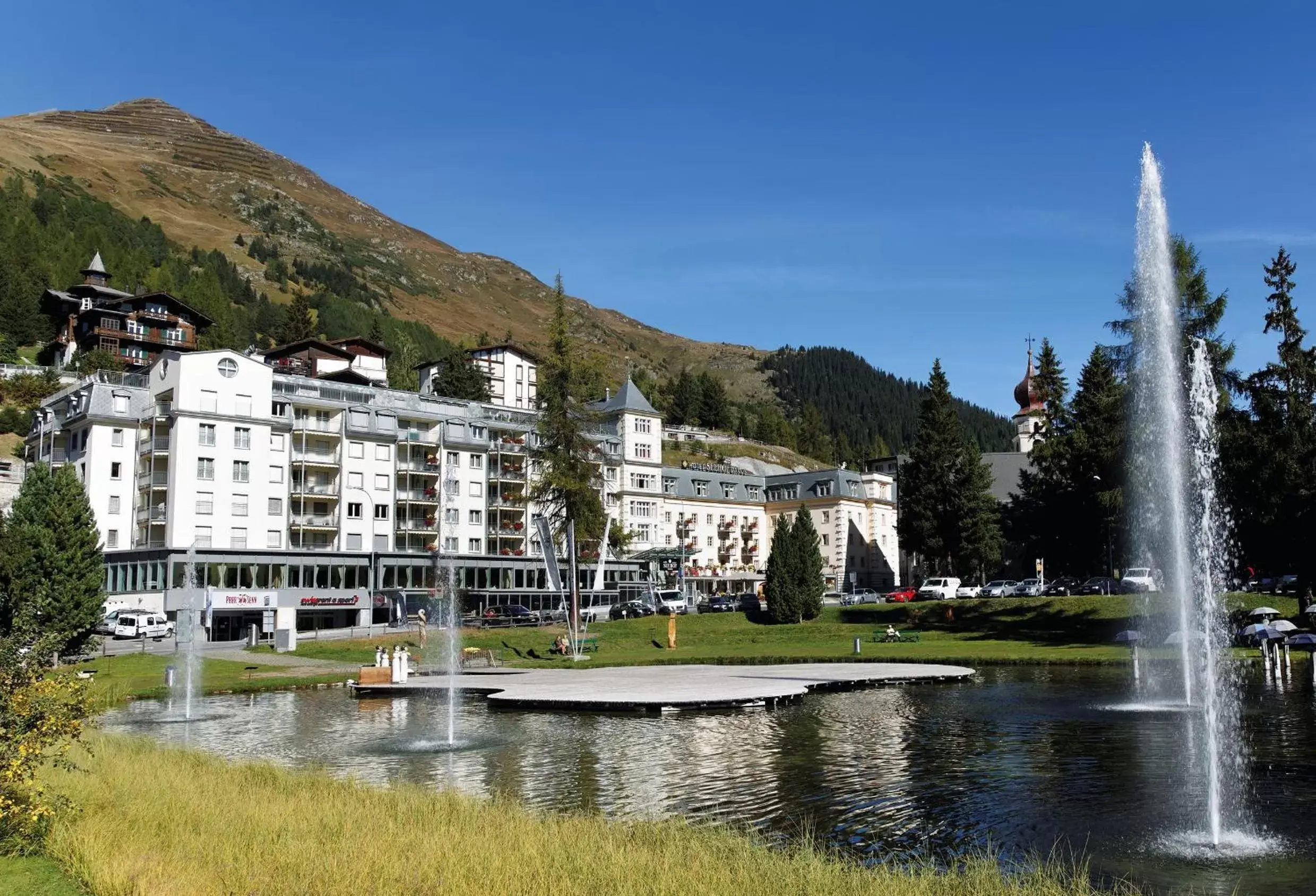 Summer, Property Building in Precise Tale Seehof Davos