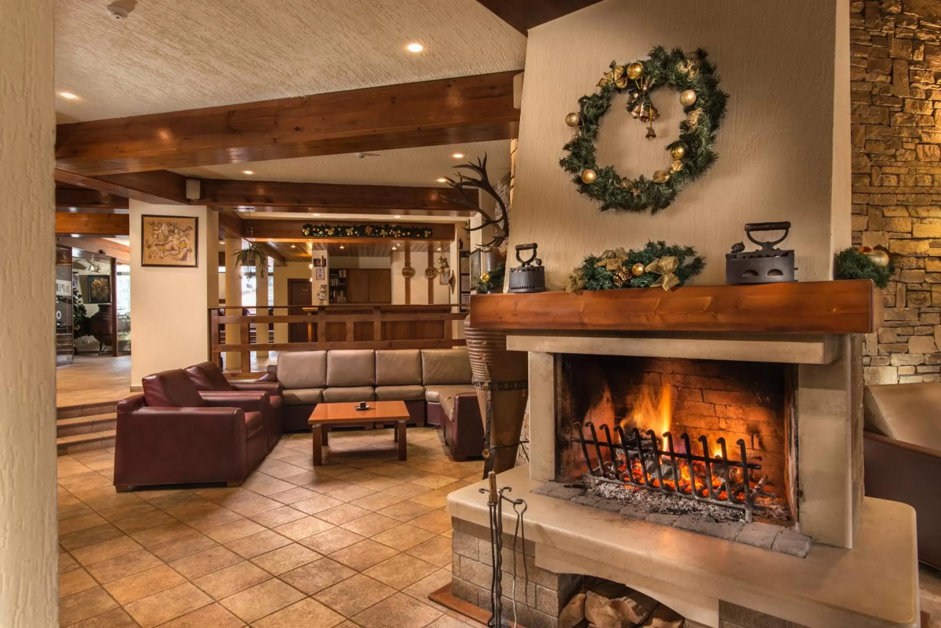 Lobby or reception in Hotel Pirin Lobby or reception in Hotel Pirin