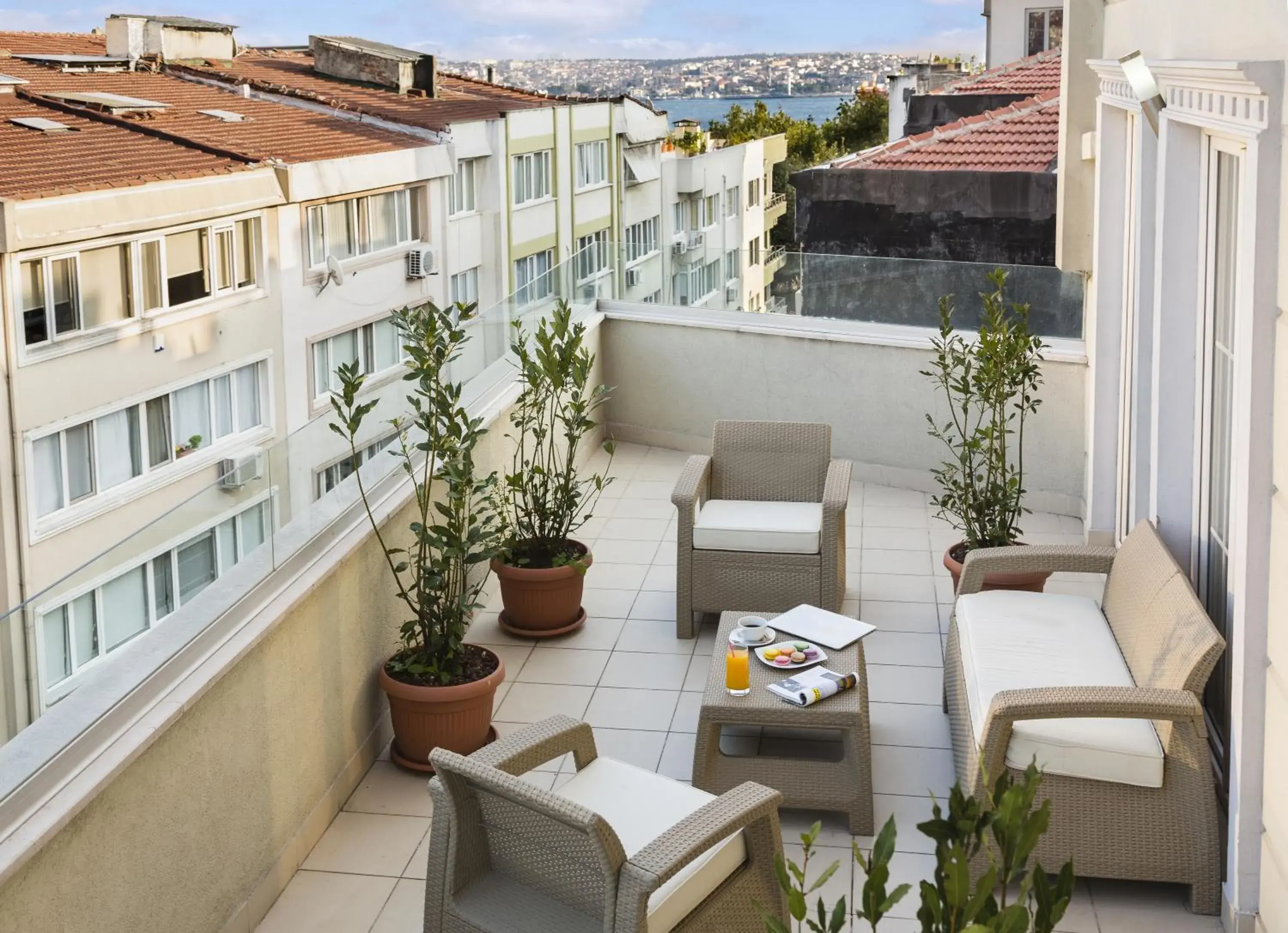 Balcony/Terrace in Turkuaz Suites Bosphorus