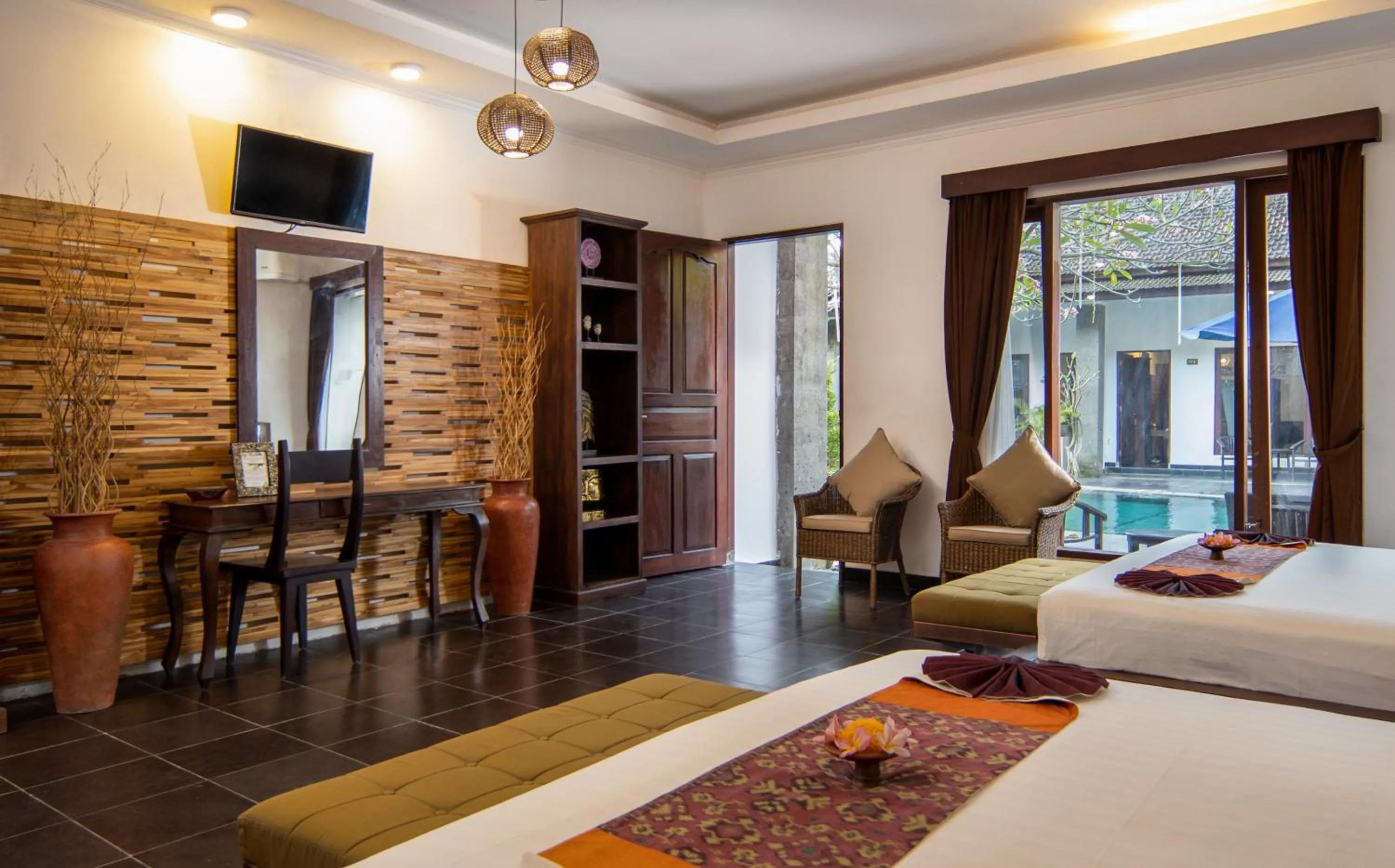 Bed in Ubud Raya Boutique Hotel