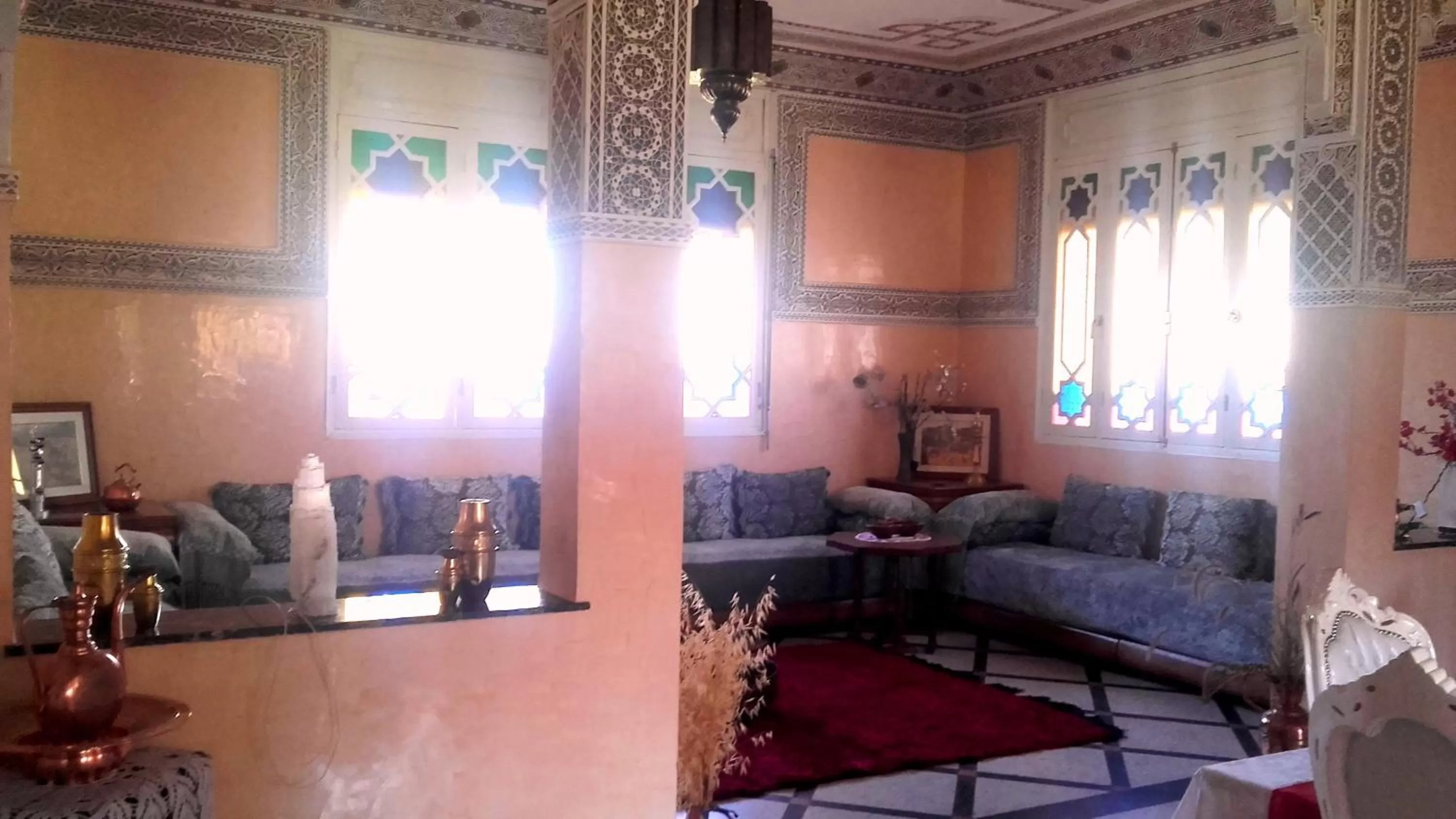 Living room in Riad Dar Zidane