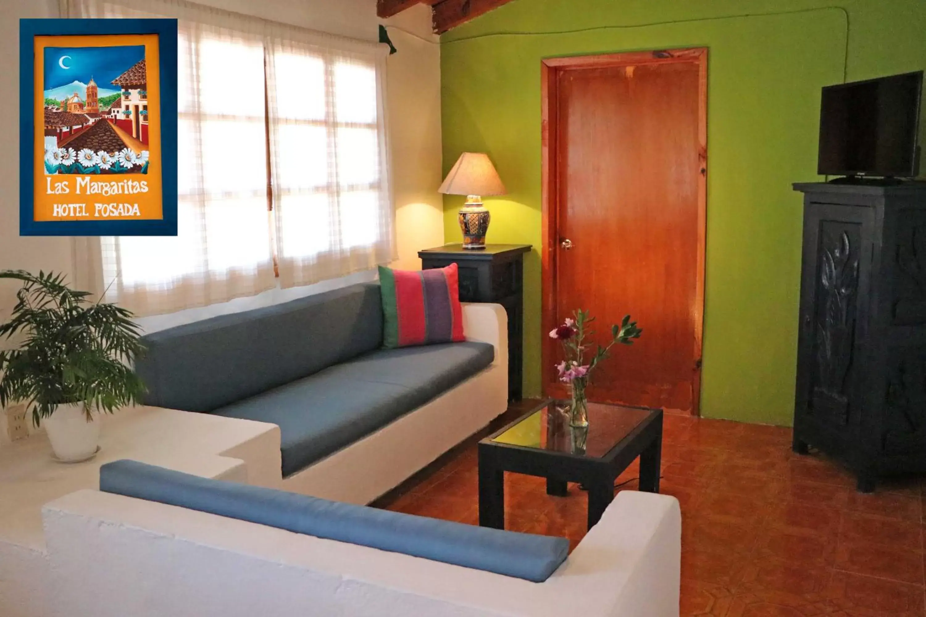 Decorative detail, Seating Area in Las Margaritas Hotel Posada