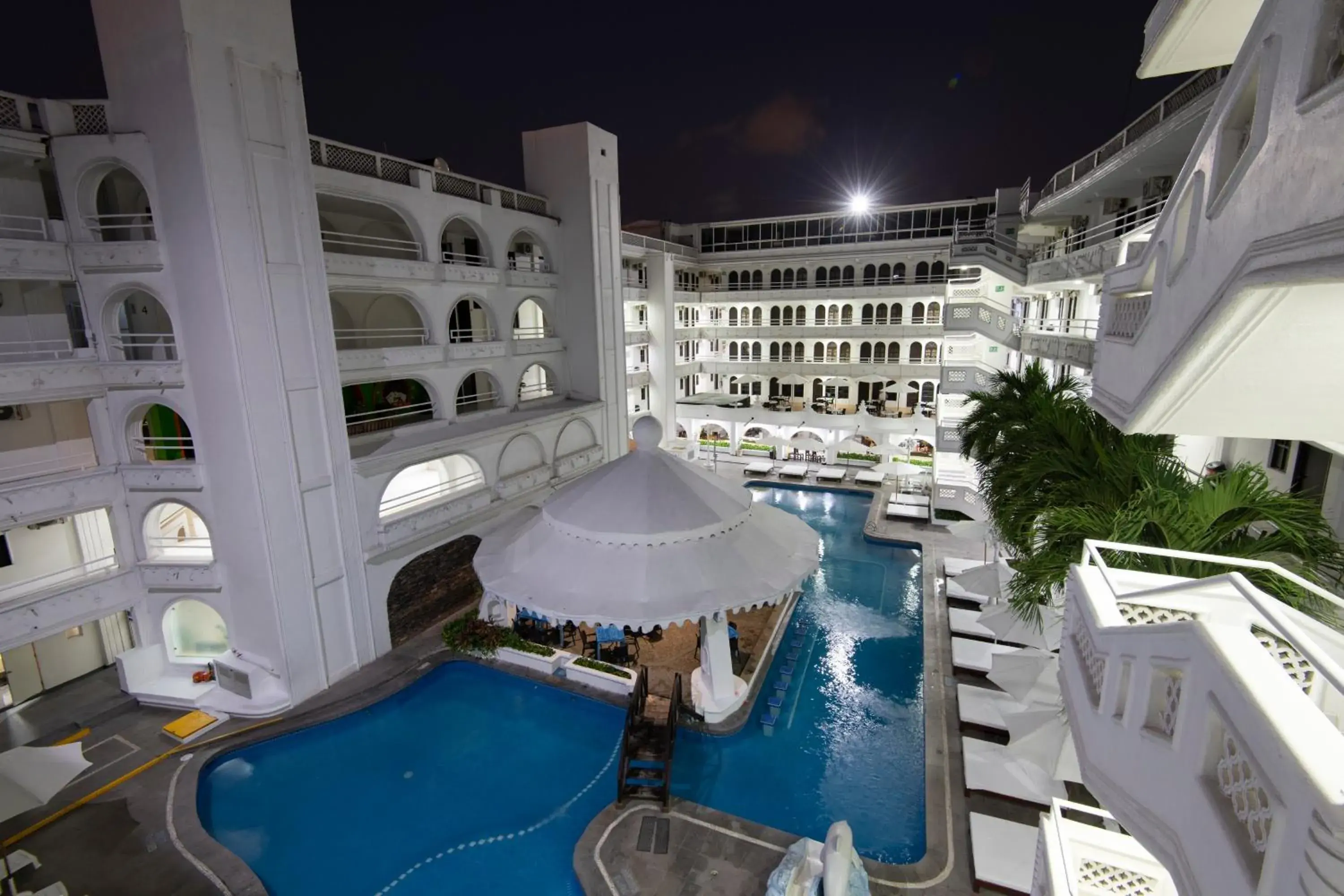 Pool View in Hotel Fiesta Mexicana