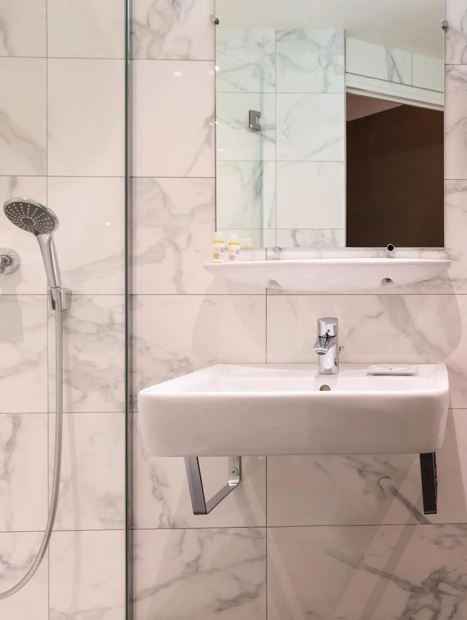 Shower, Bathroom in Paris France Hotel