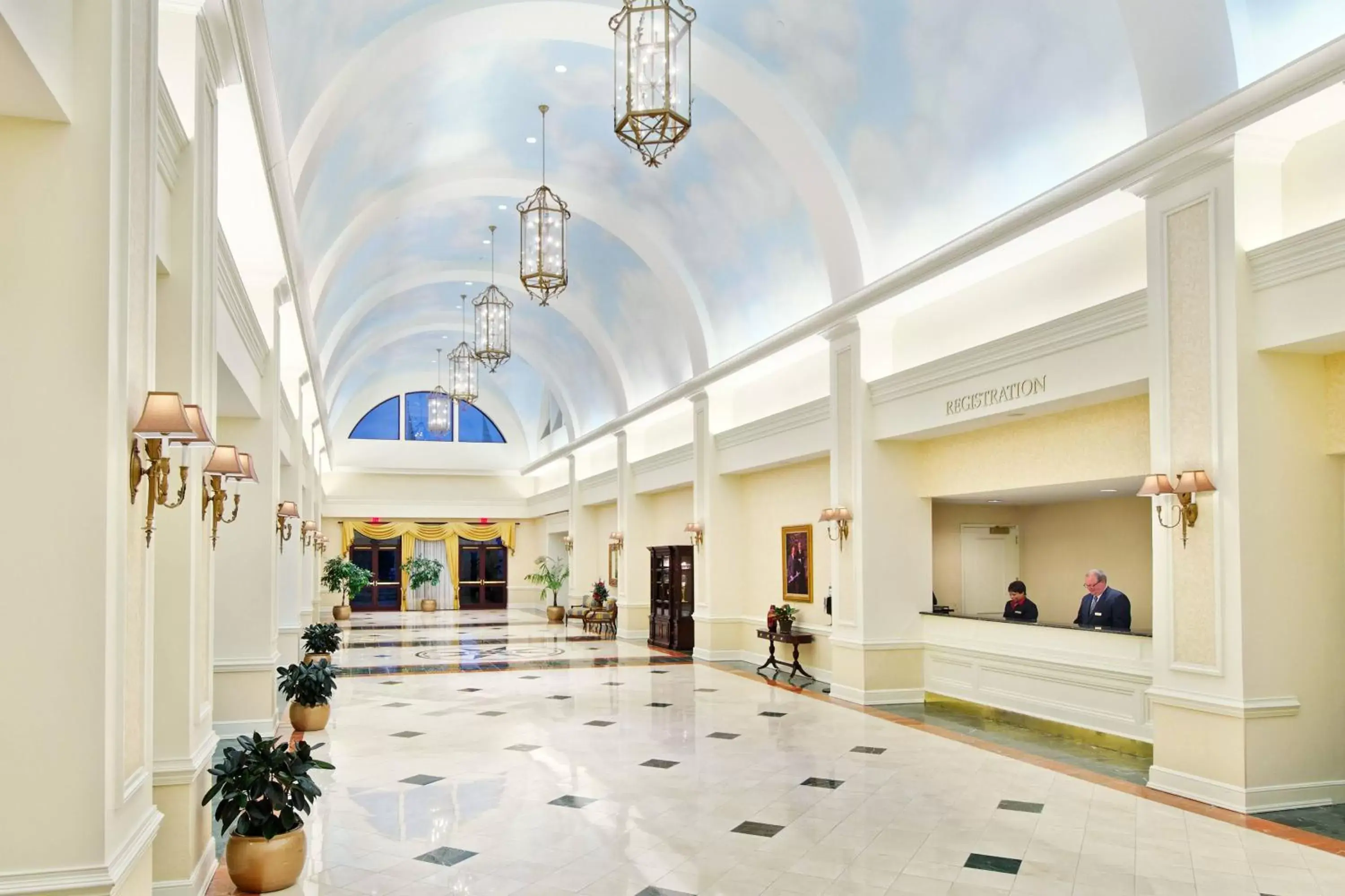 Lobby or reception, Lobby/Reception in Spartanburg Marriott