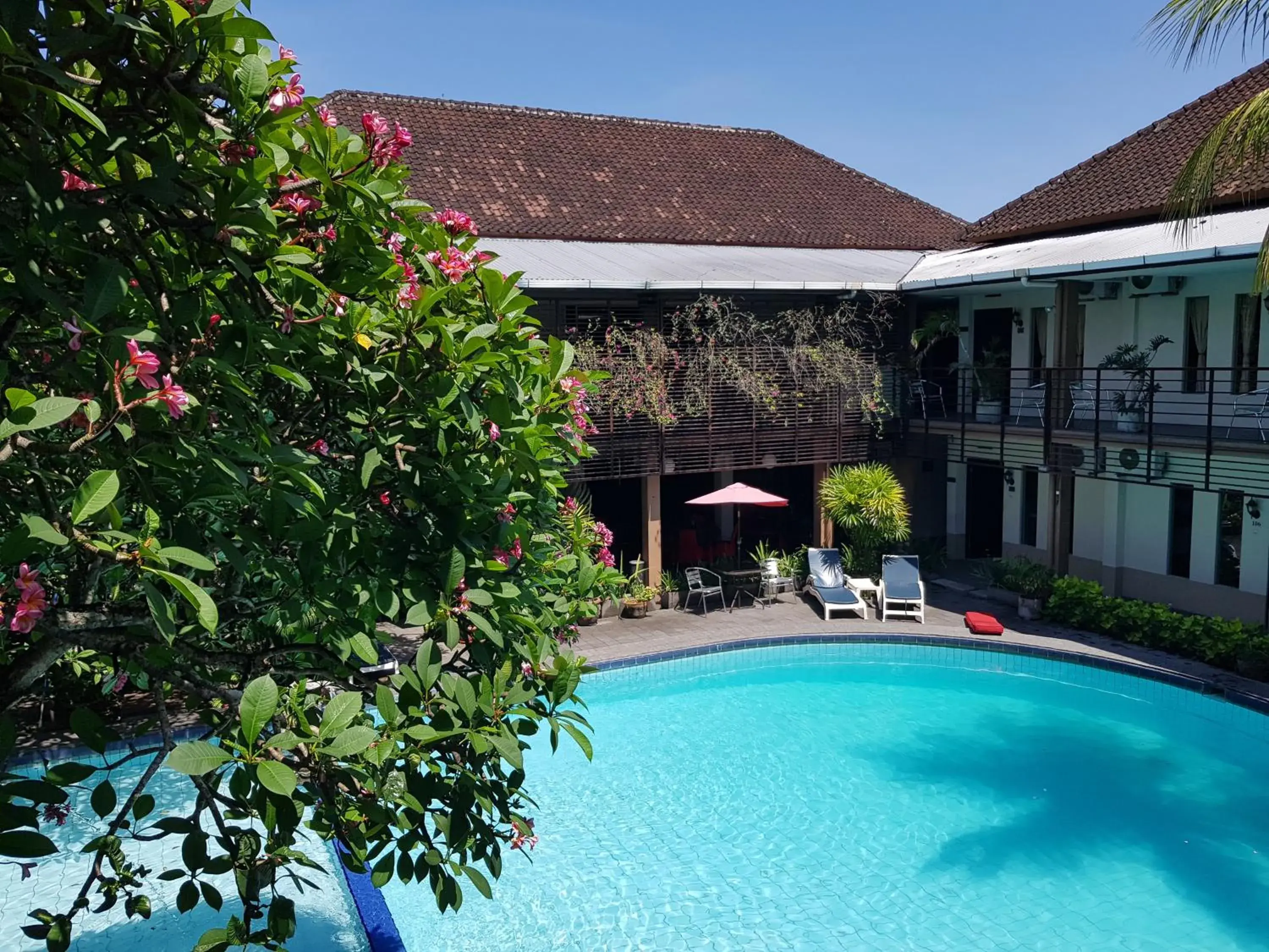 Natural landscape, Swimming Pool in Sanur Agung Hotel