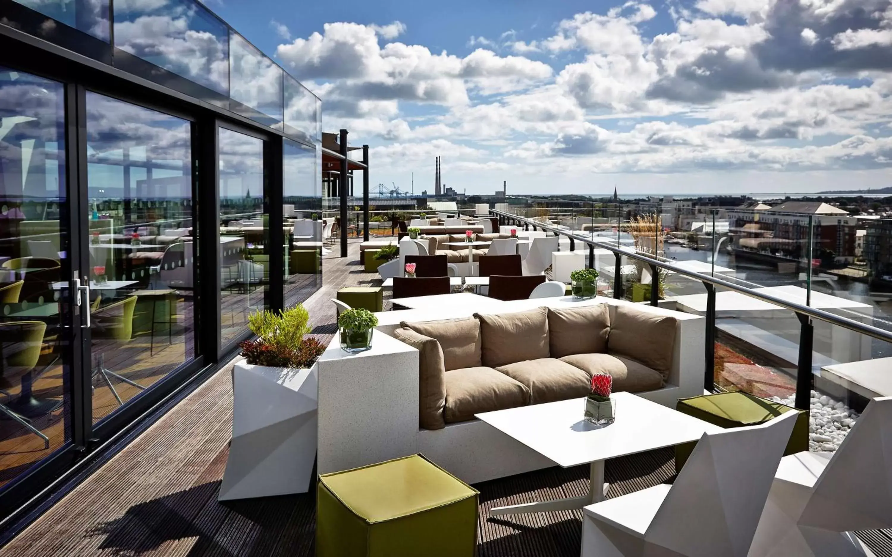 Patio in Anantara The Marker Dublin- A Leading Hotel of the World