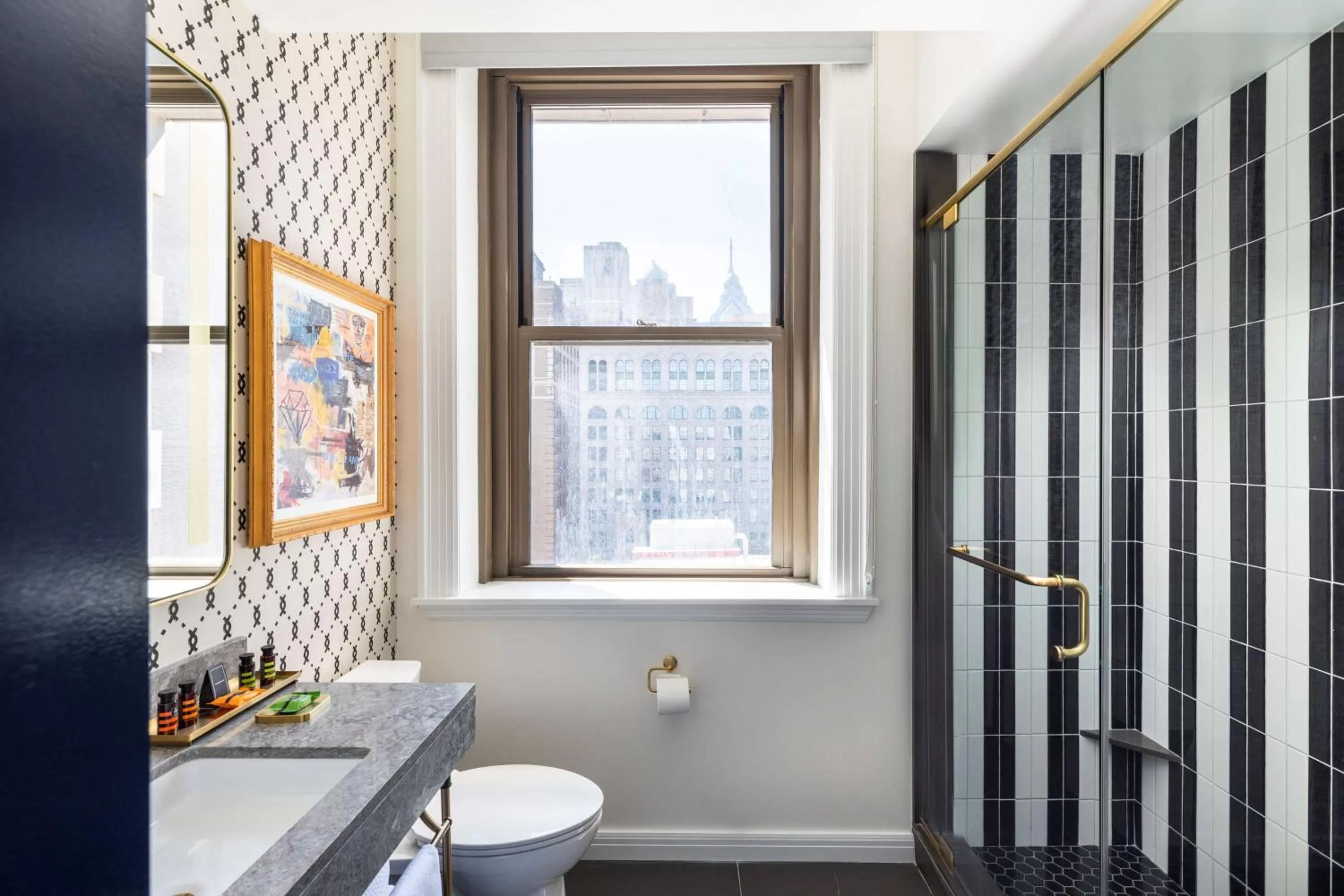Bathroom in Canopy By Hilton Philadelphia Center City