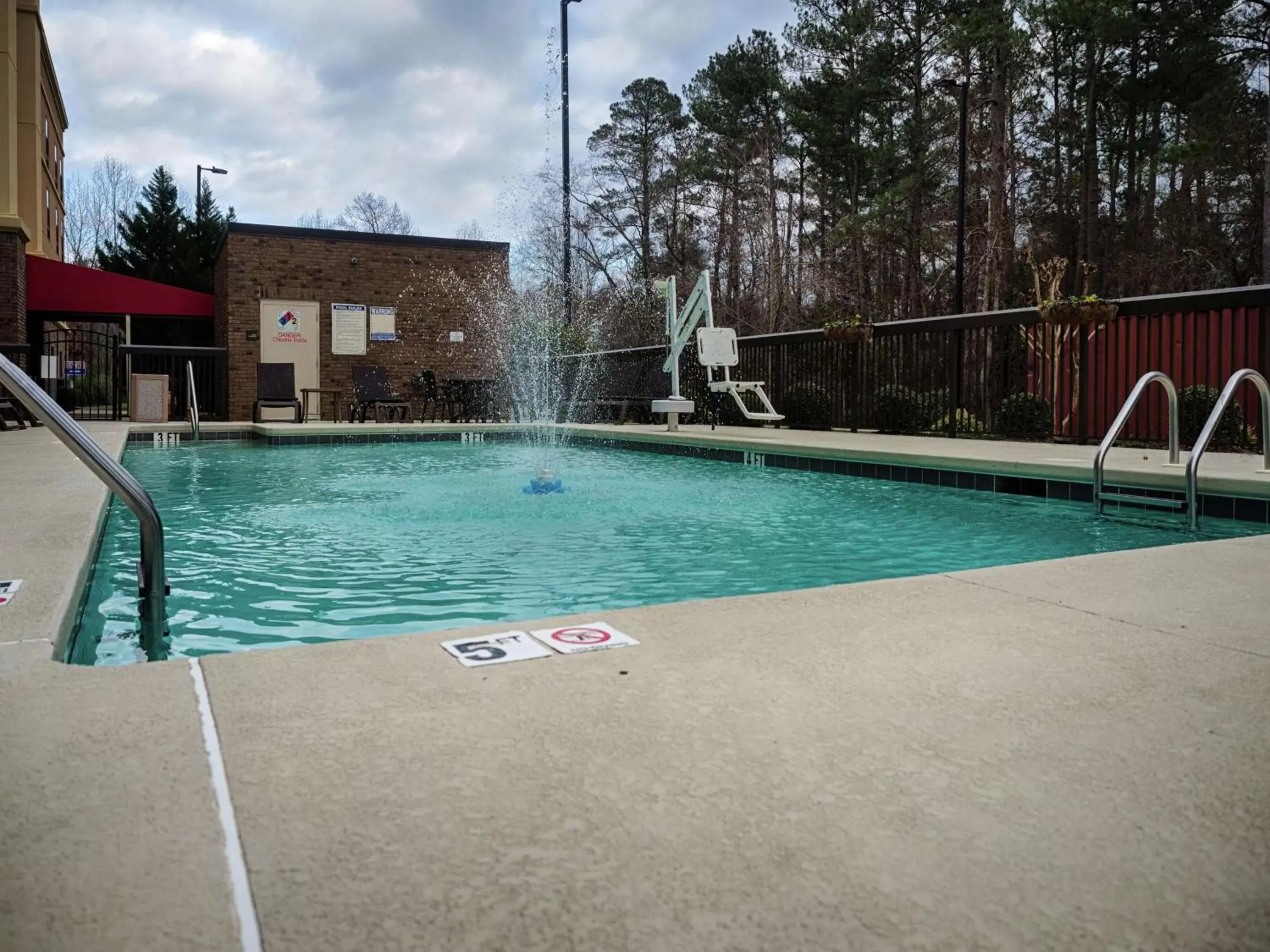Pool view, Swimming Pool in Hampton Inn Spring Lake Fayetteville