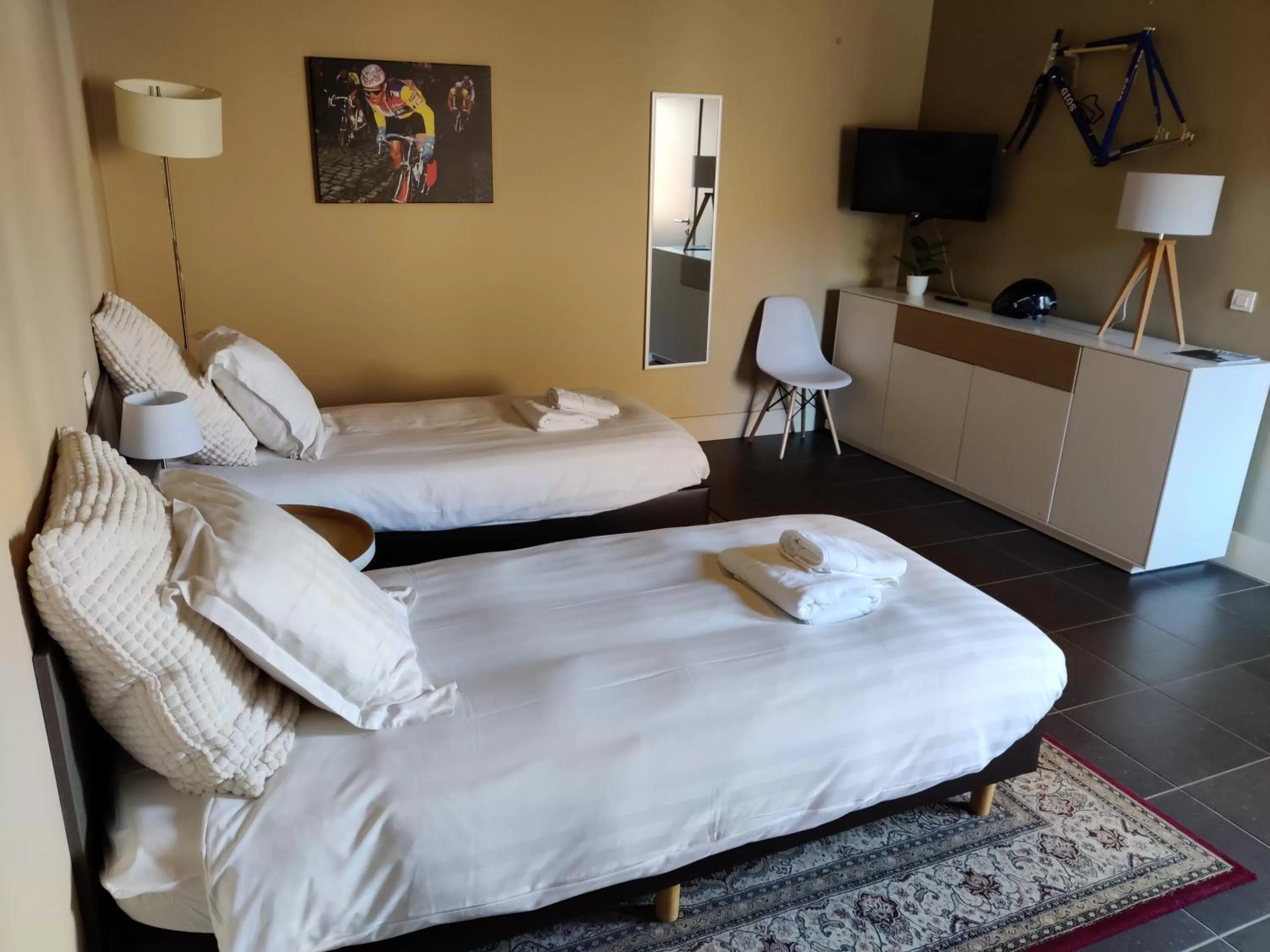 Bedroom, Bed in Flandrien Hotel