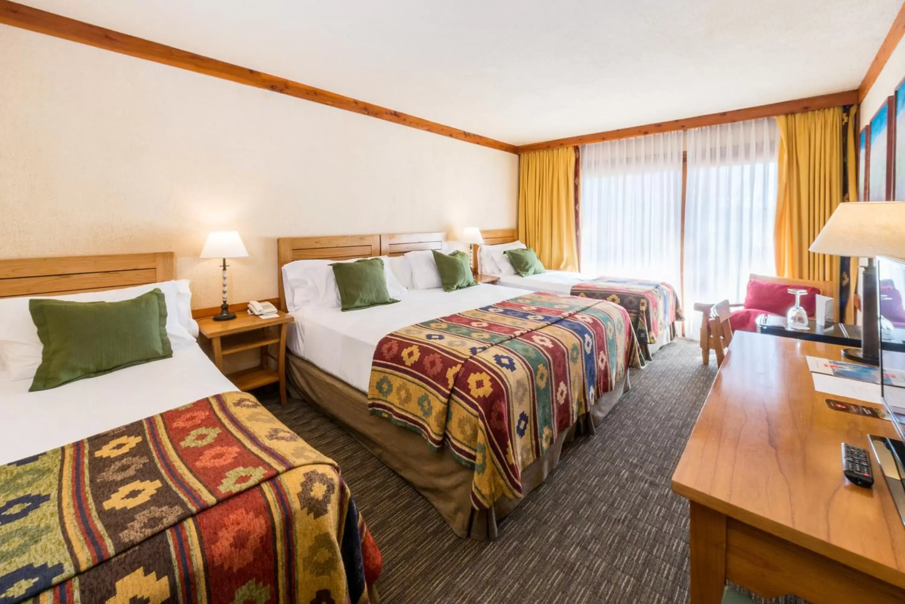 Photo of the whole room, Bed in Mirador del Lago Hotel