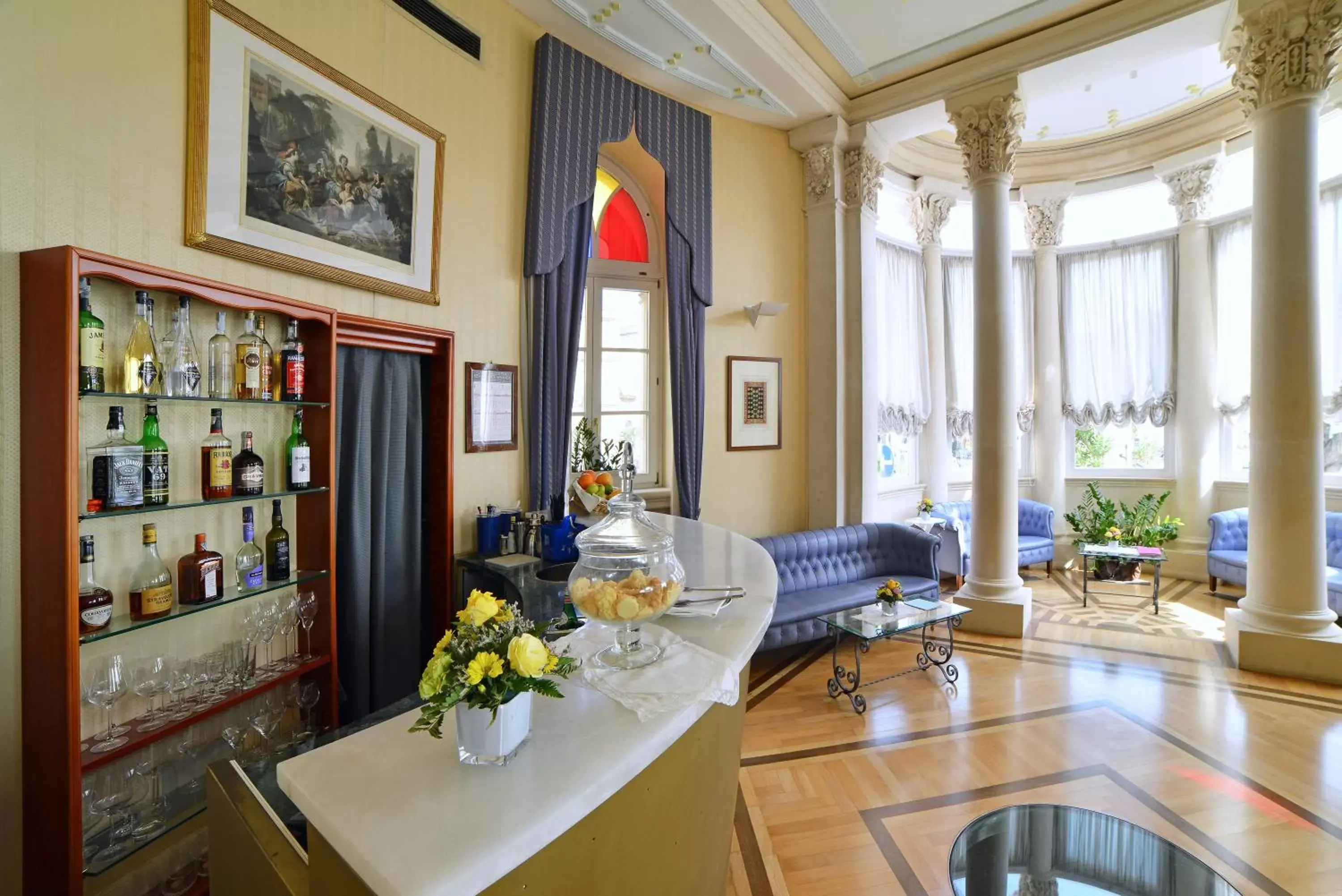 Lobby or reception in Grand Hotel Ortigia