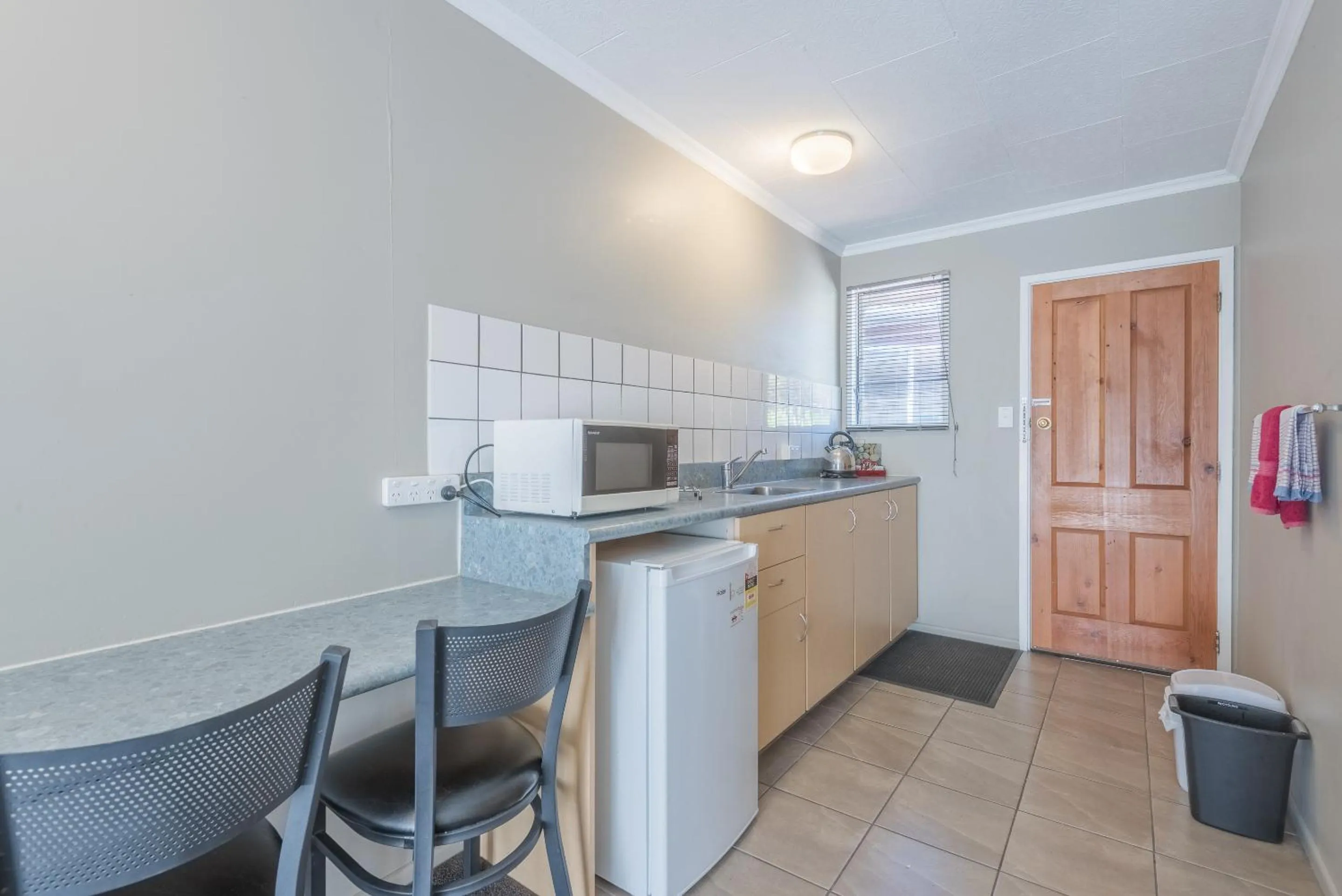 Kitchen or kitchenette in Manuka Crescent Motel