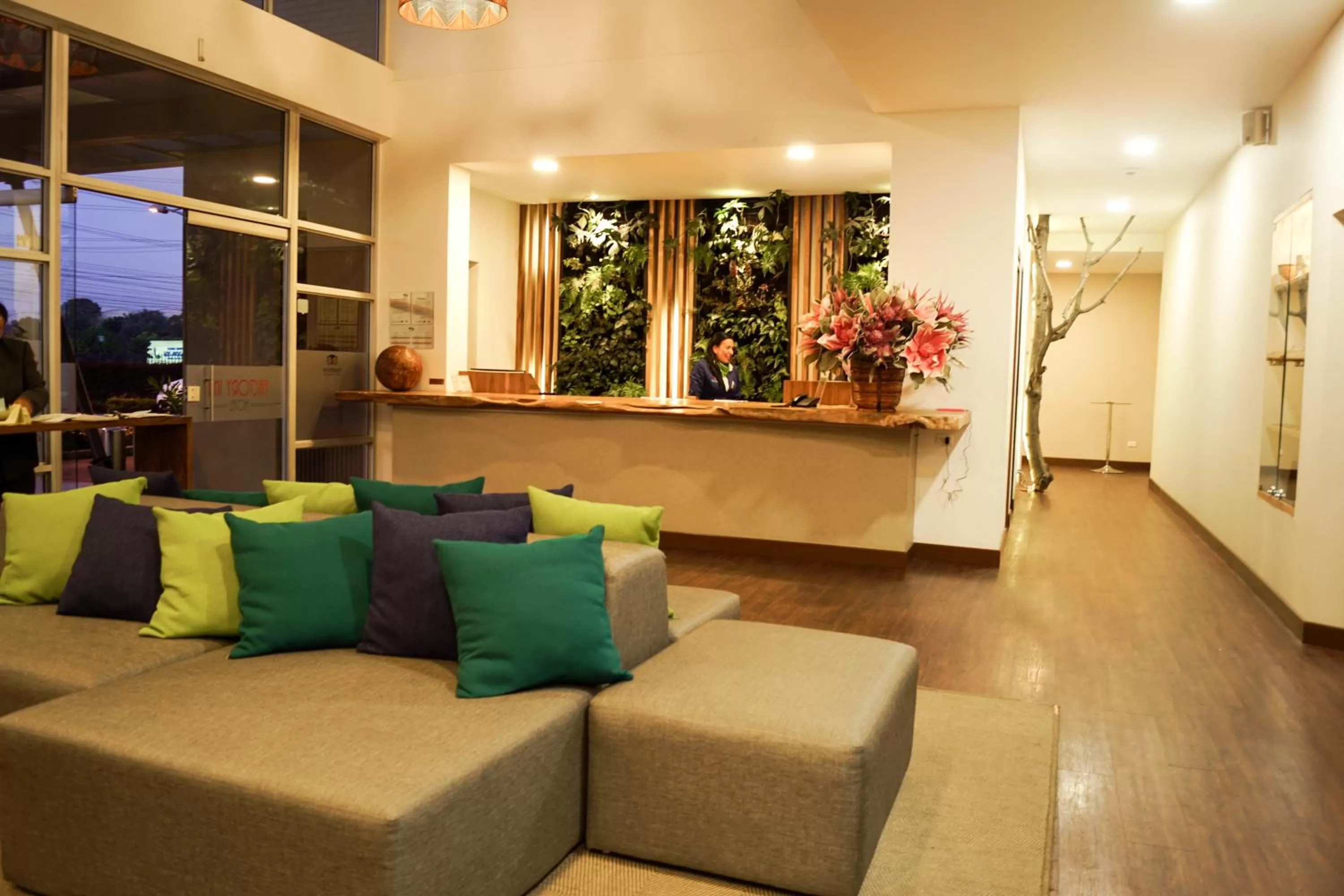 Lobby or reception in Hotel Factory Green Bogotá Occidente Calle 80