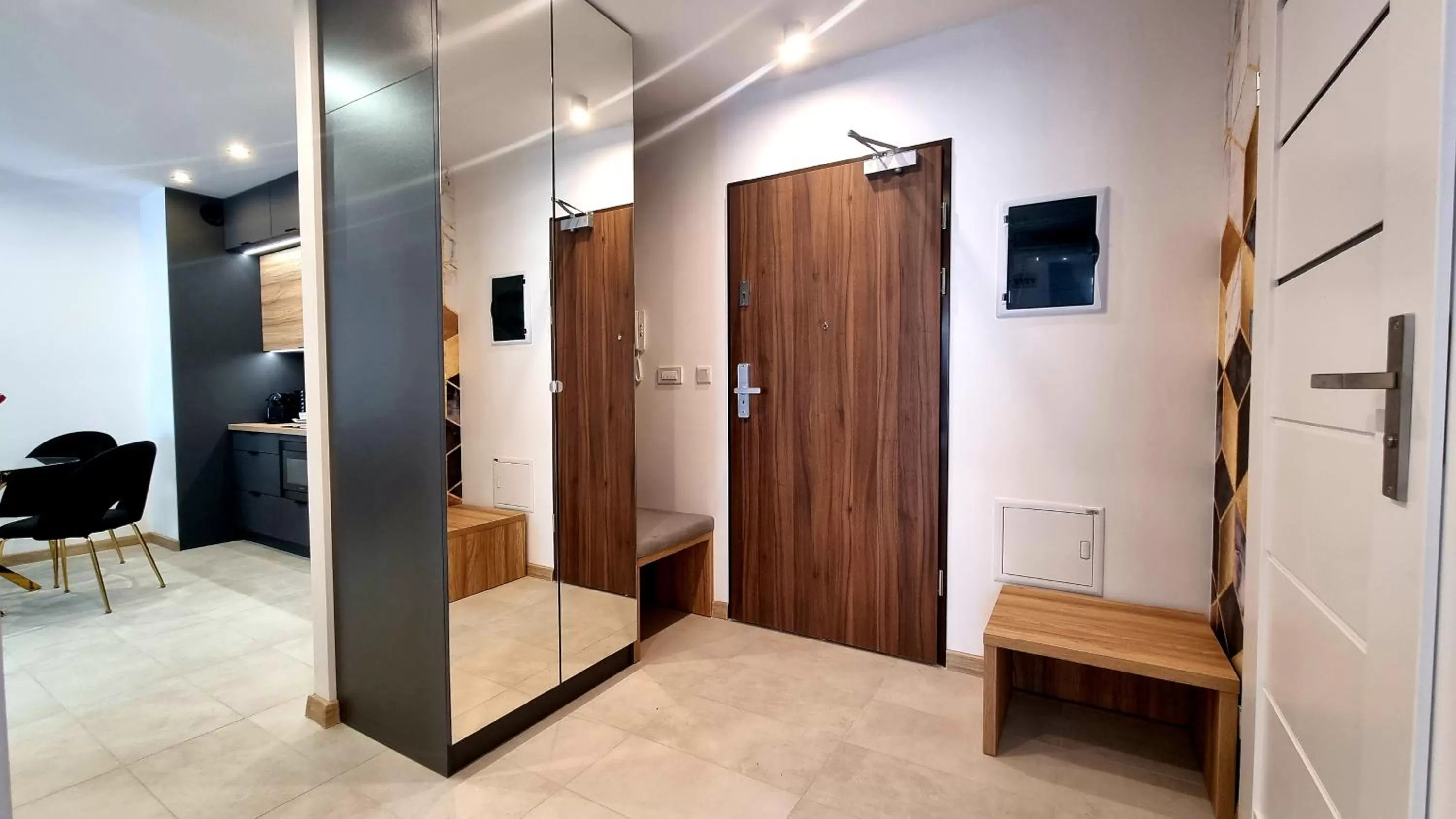 Photo of the whole room in NOOK NOOK Apartments Bytkowska 103