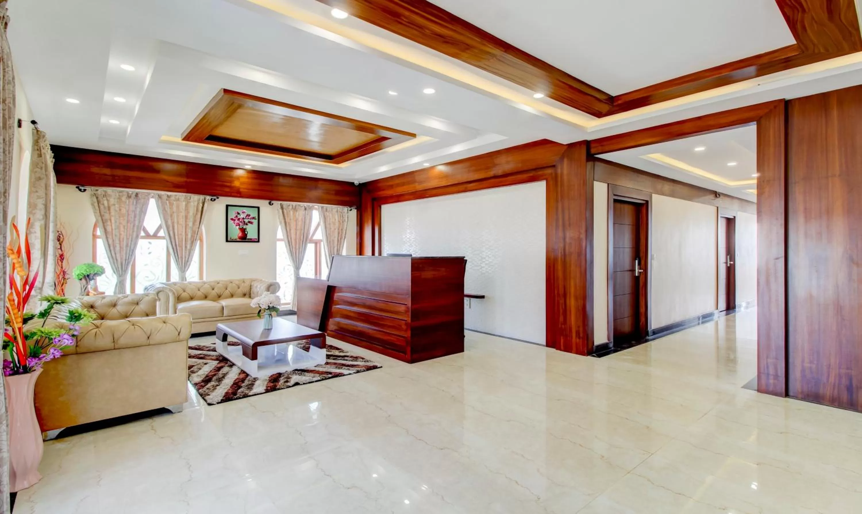 Seating area in Treebo The Meridian