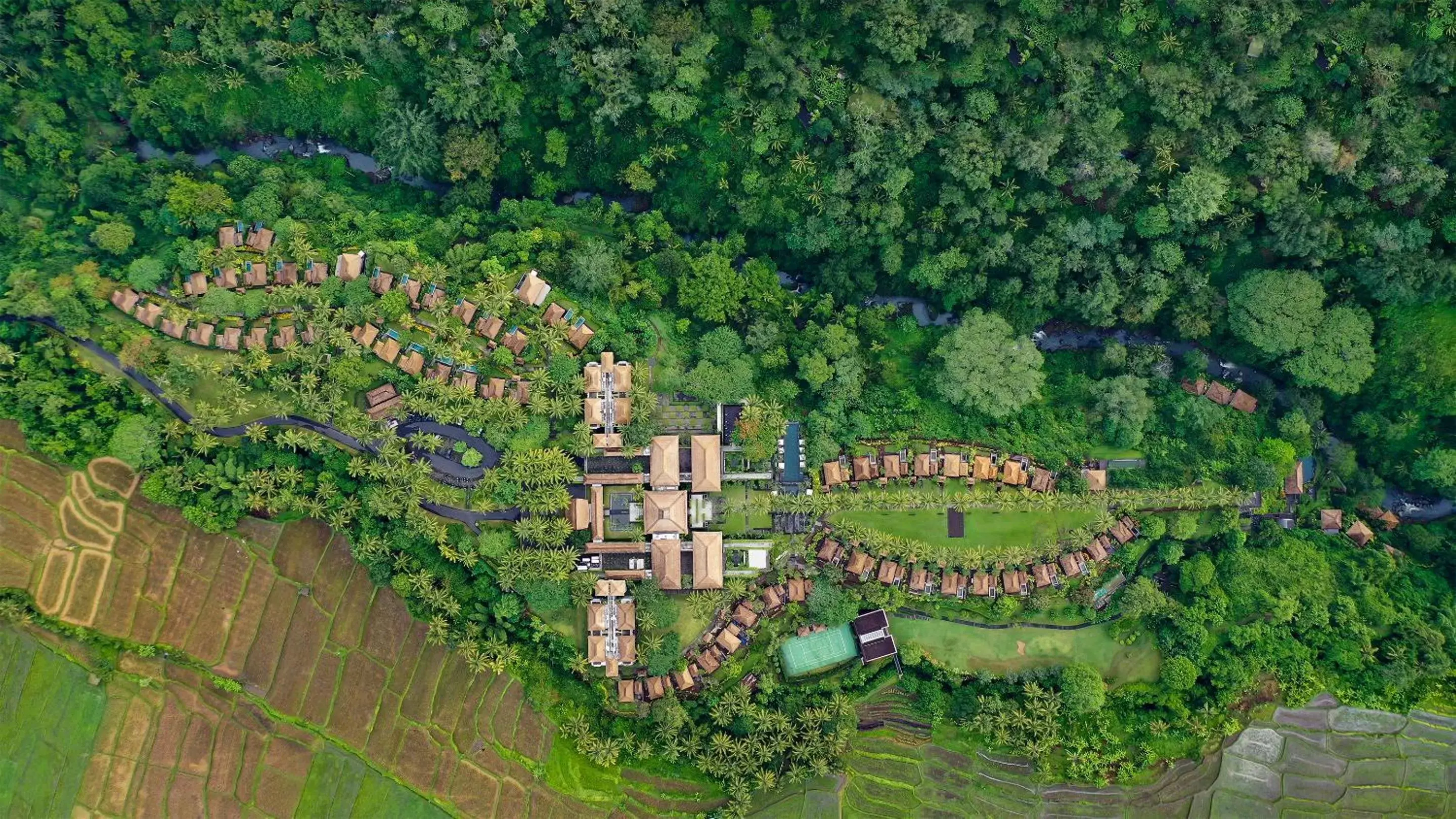 Bird's eye view, Bird's-eye View in Maya Ubud Resort & Spa