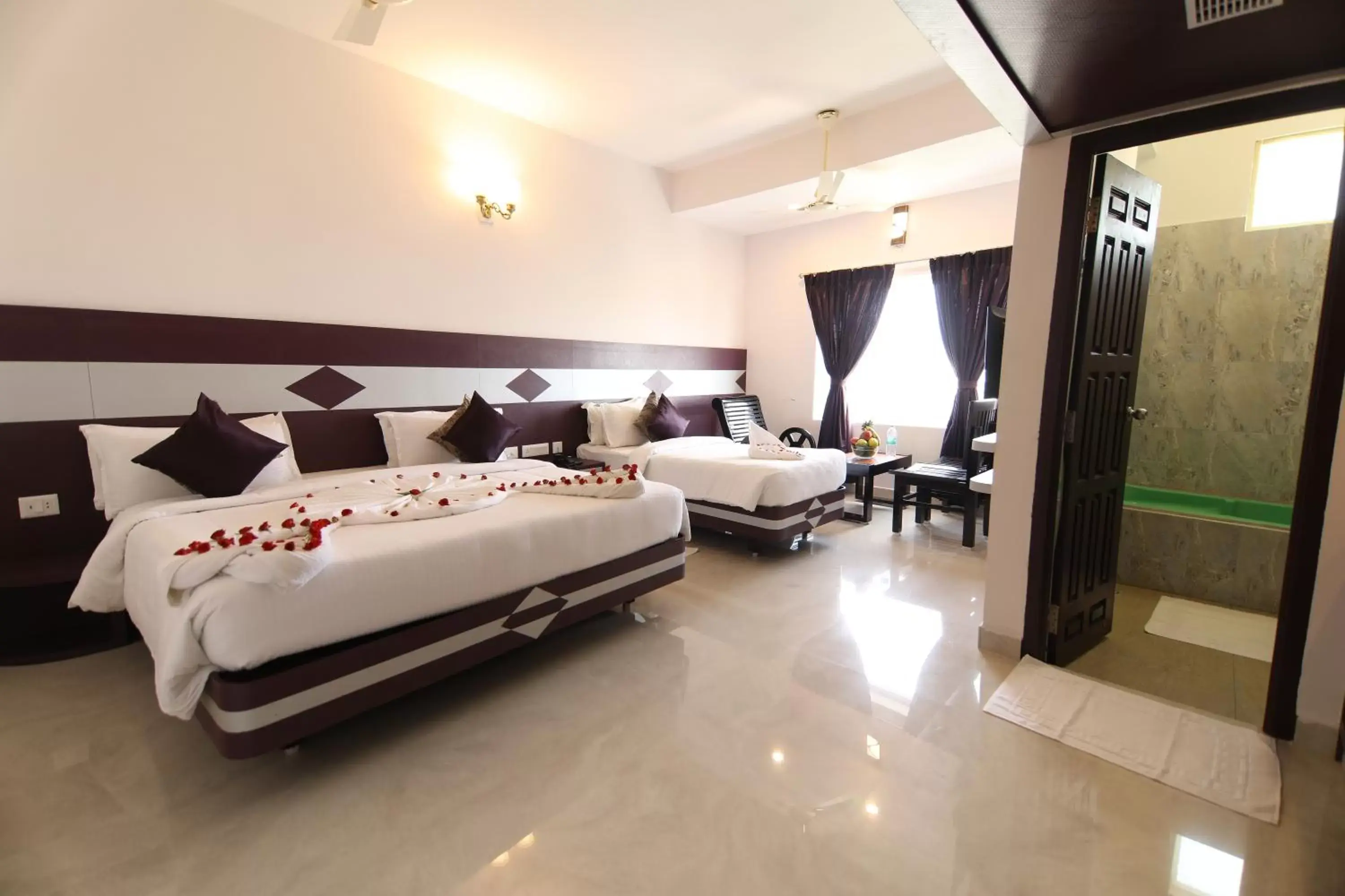 Bed in Sri Gnana Vedha Beach Residency