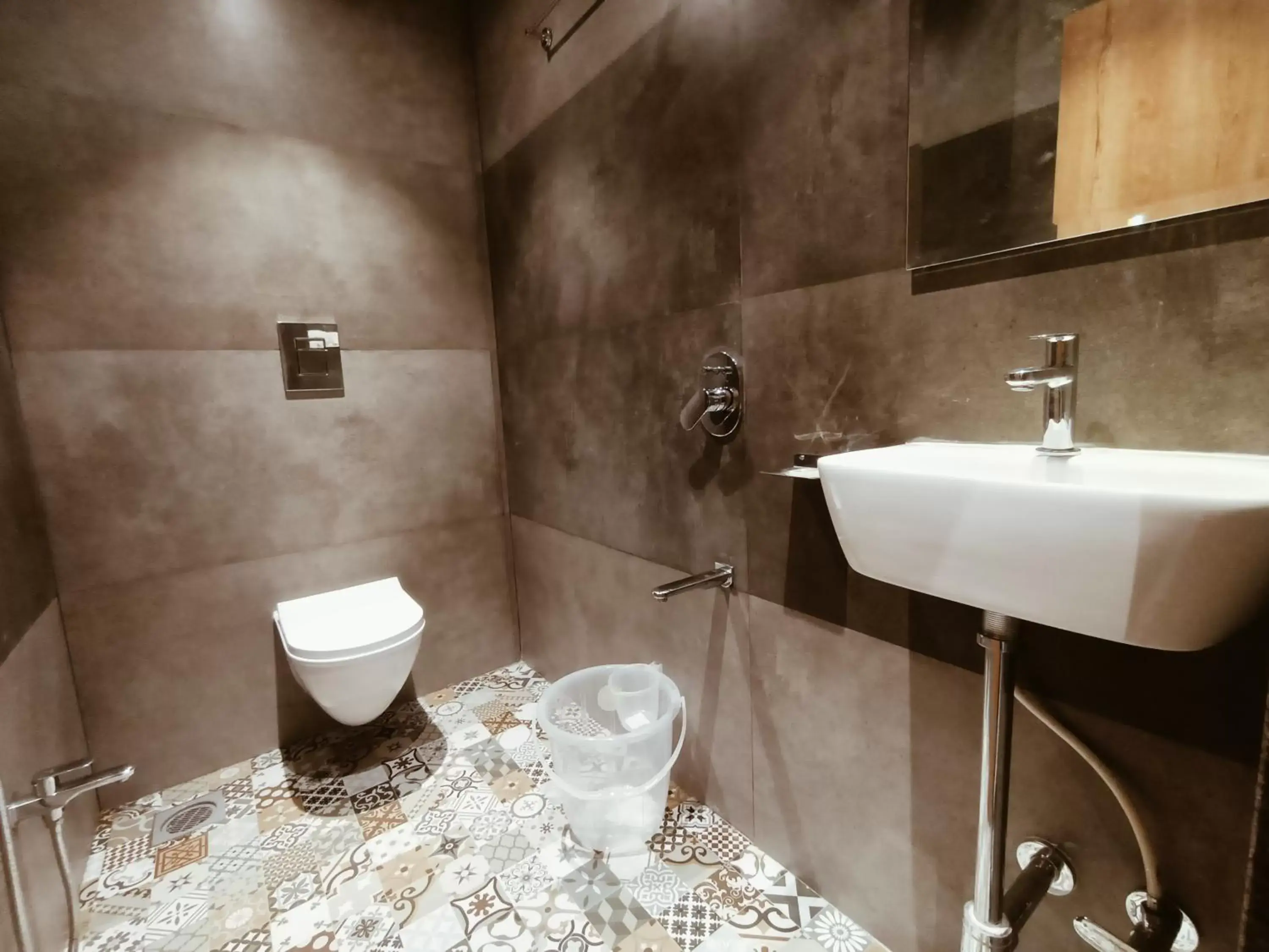 Bathroom in Hotel Prasad NX Bathroom in Hotel Prasad NX