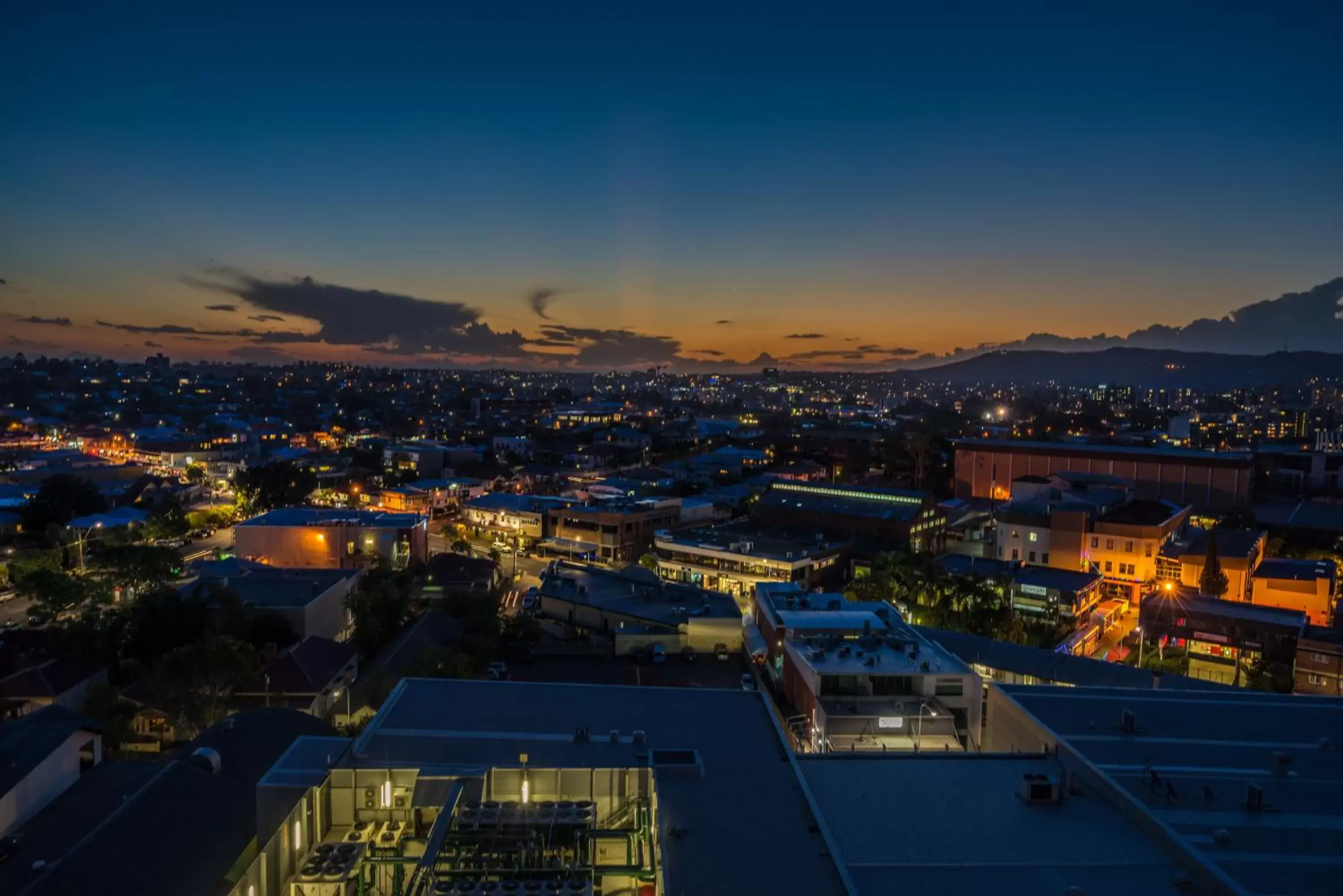 Night, Bird's-eye View in Arena Apartments by CLLIX