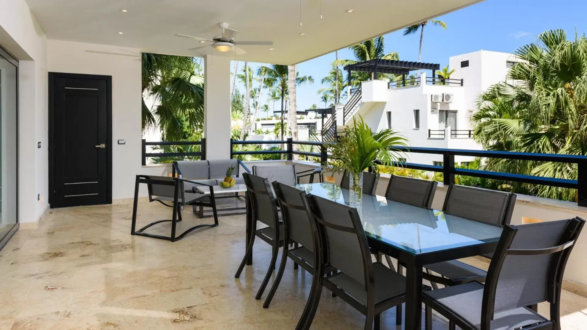 Balcony/Terrace, Restaurant/Places to Eat in Aligio Apart-hotel & Spa - Las Terrenas