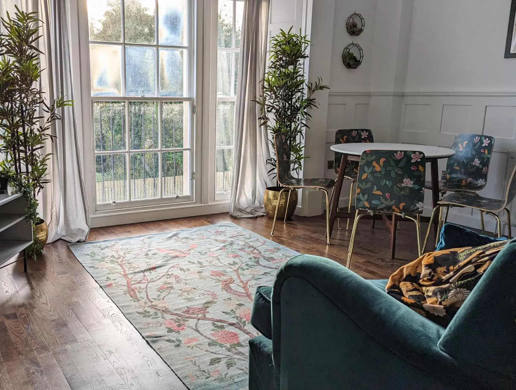 Seating Area in Slateford House 1770 by The House of Danu