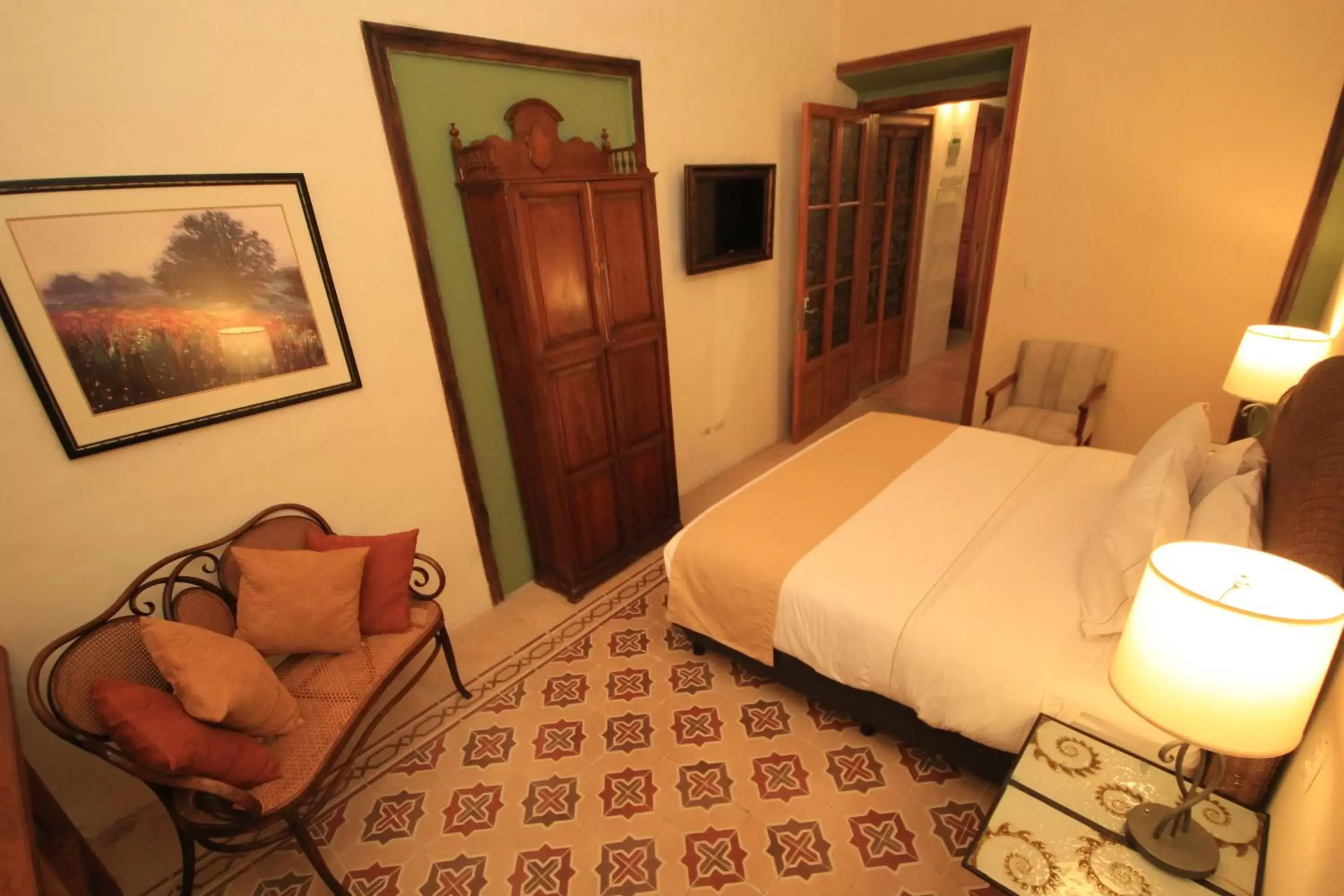 Bed in Hotel Boutique Ponciano