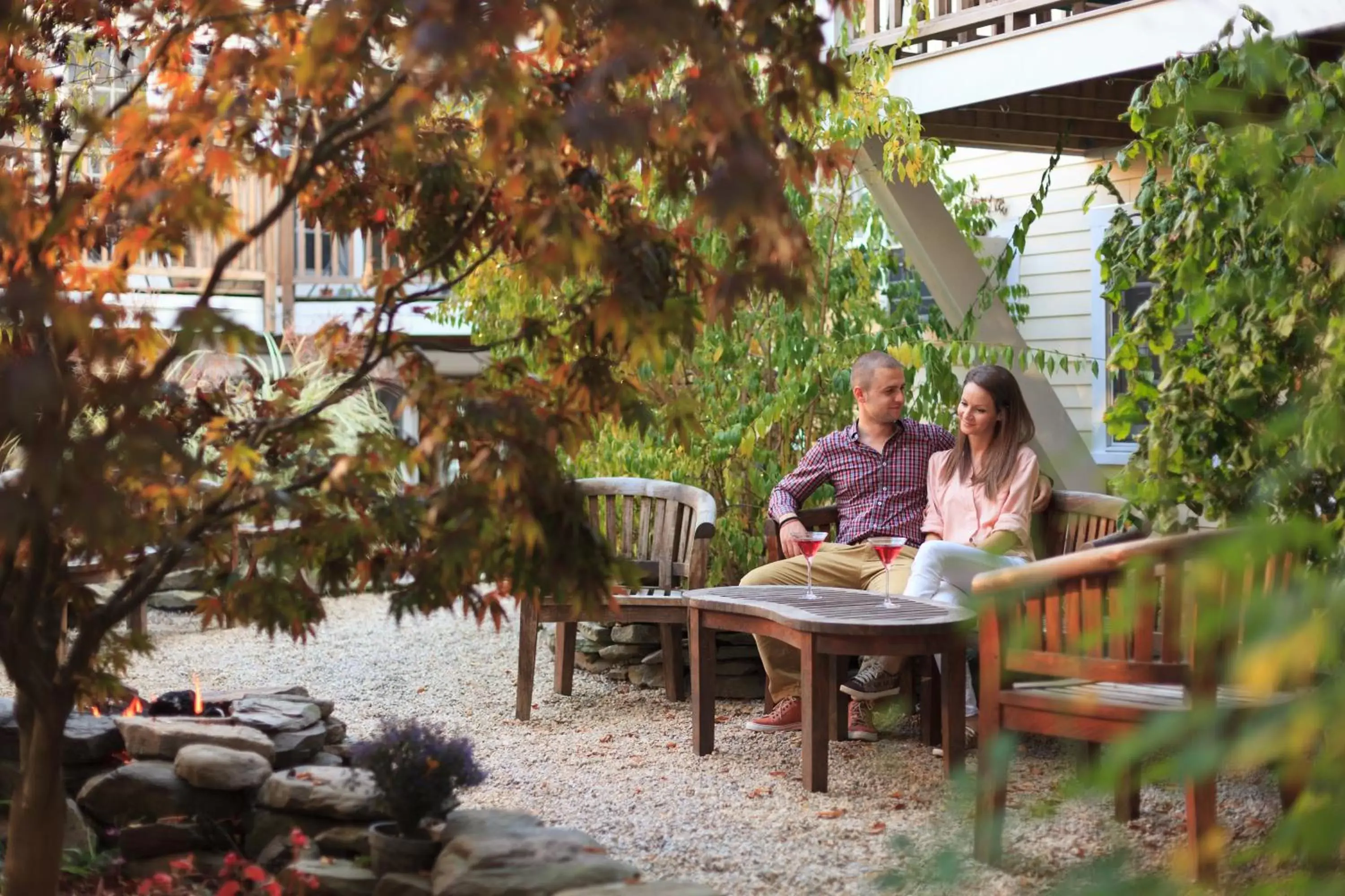 Patio in The Provincetown Hotel at Gabriel's