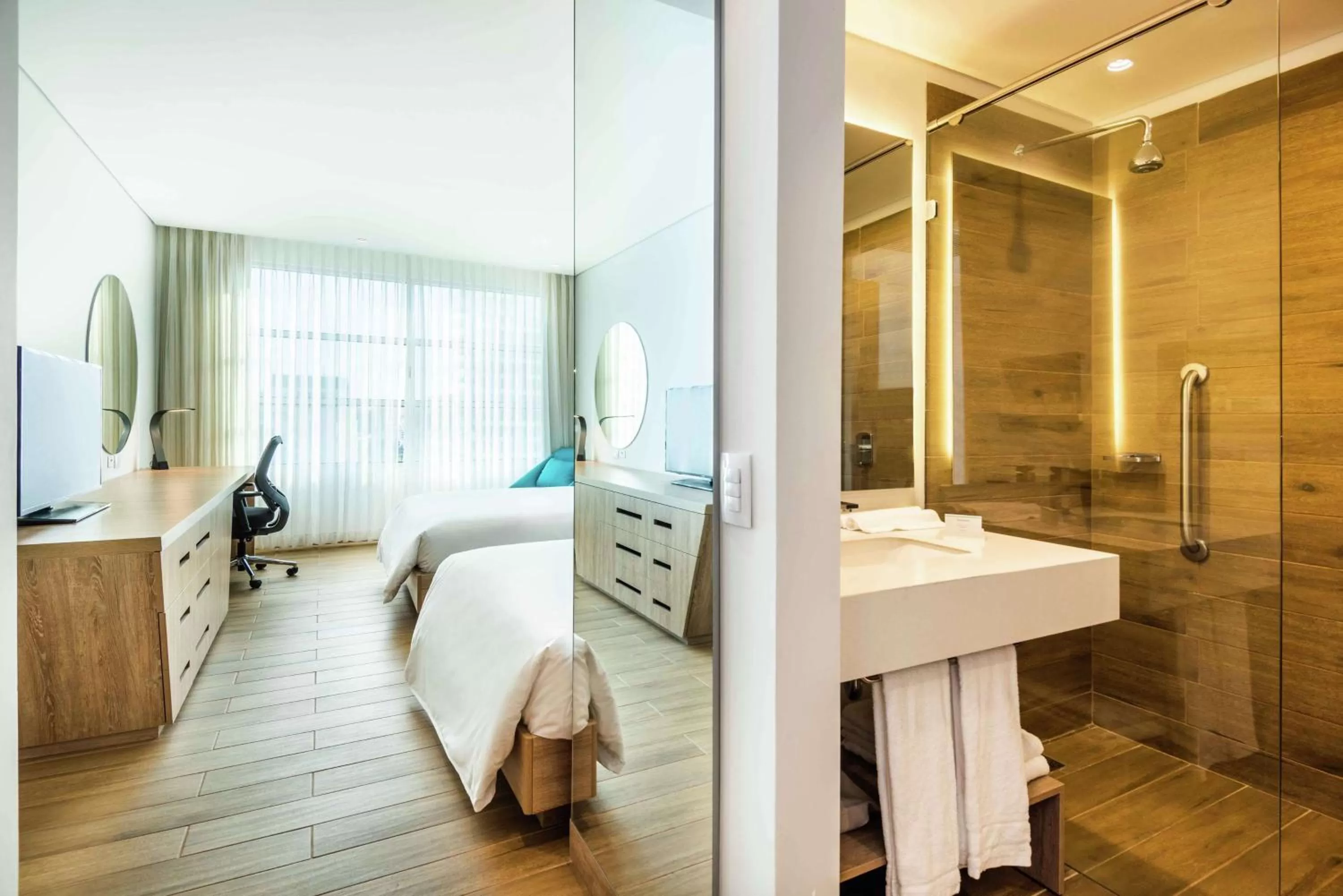 Bed in Hilton Garden Inn Santa Marta