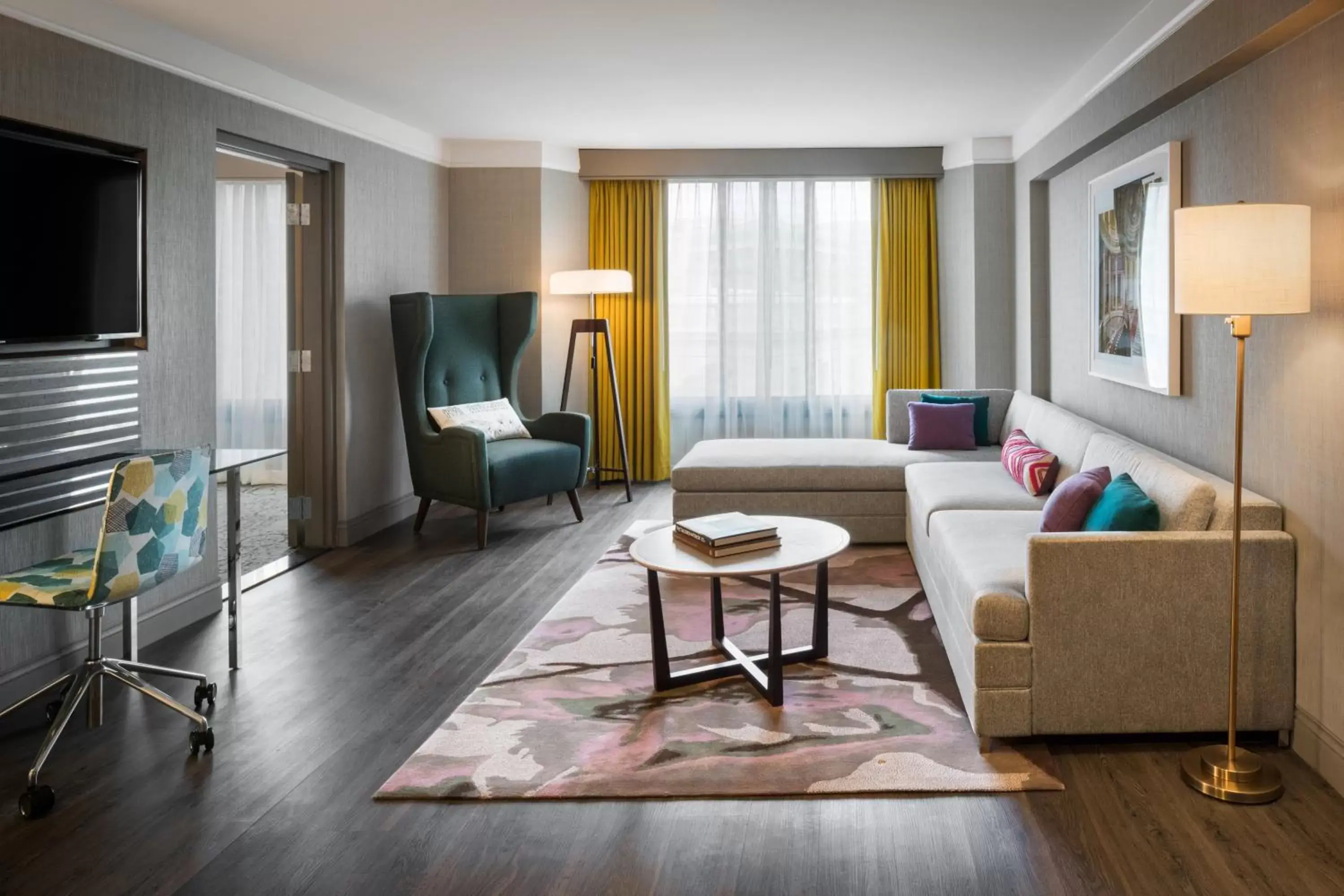 Photo of the whole room, Seating Area in The Darcy Hotel, Washington DC