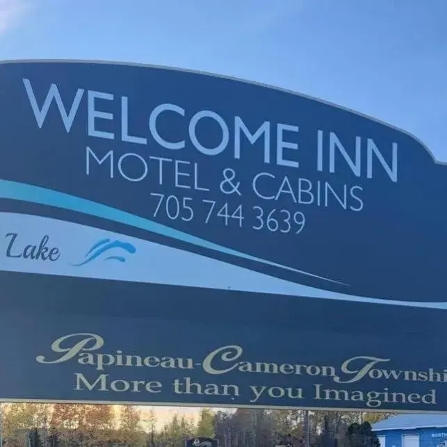 Property Logo/Sign in Welcome Inn