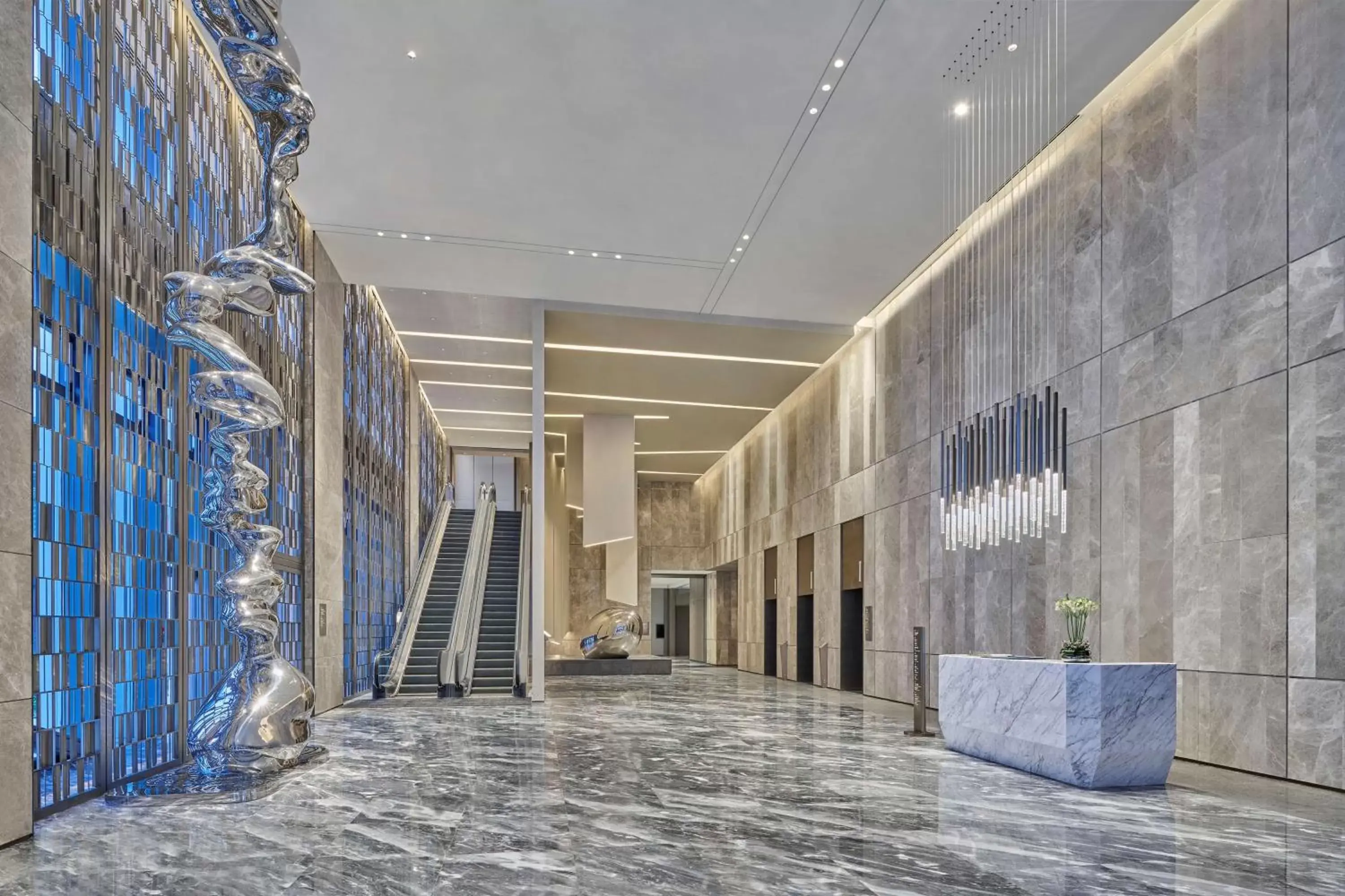 Lobby or reception in Hilton Chongqing Liangjiang New Area