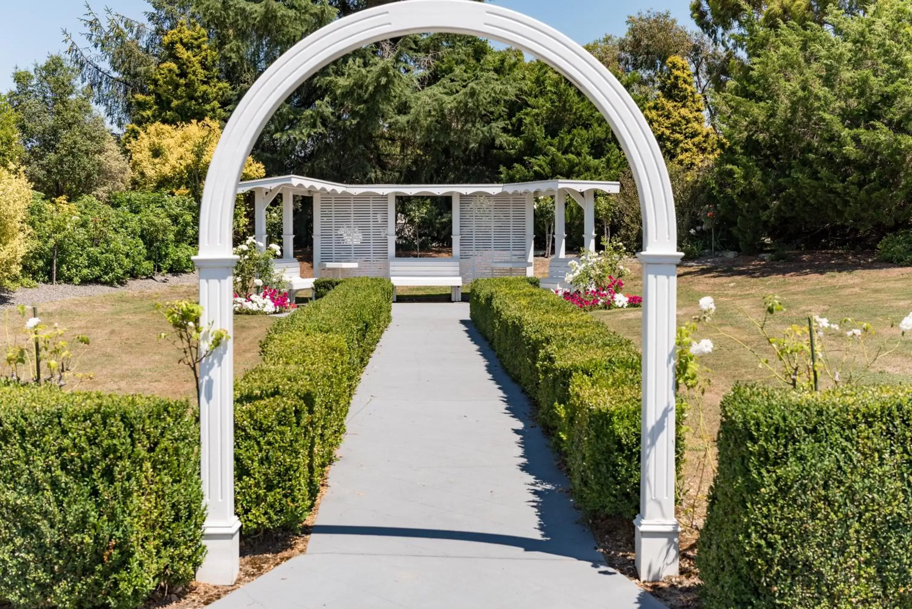 Garden in Copthorne Solway Park, Wairarapa