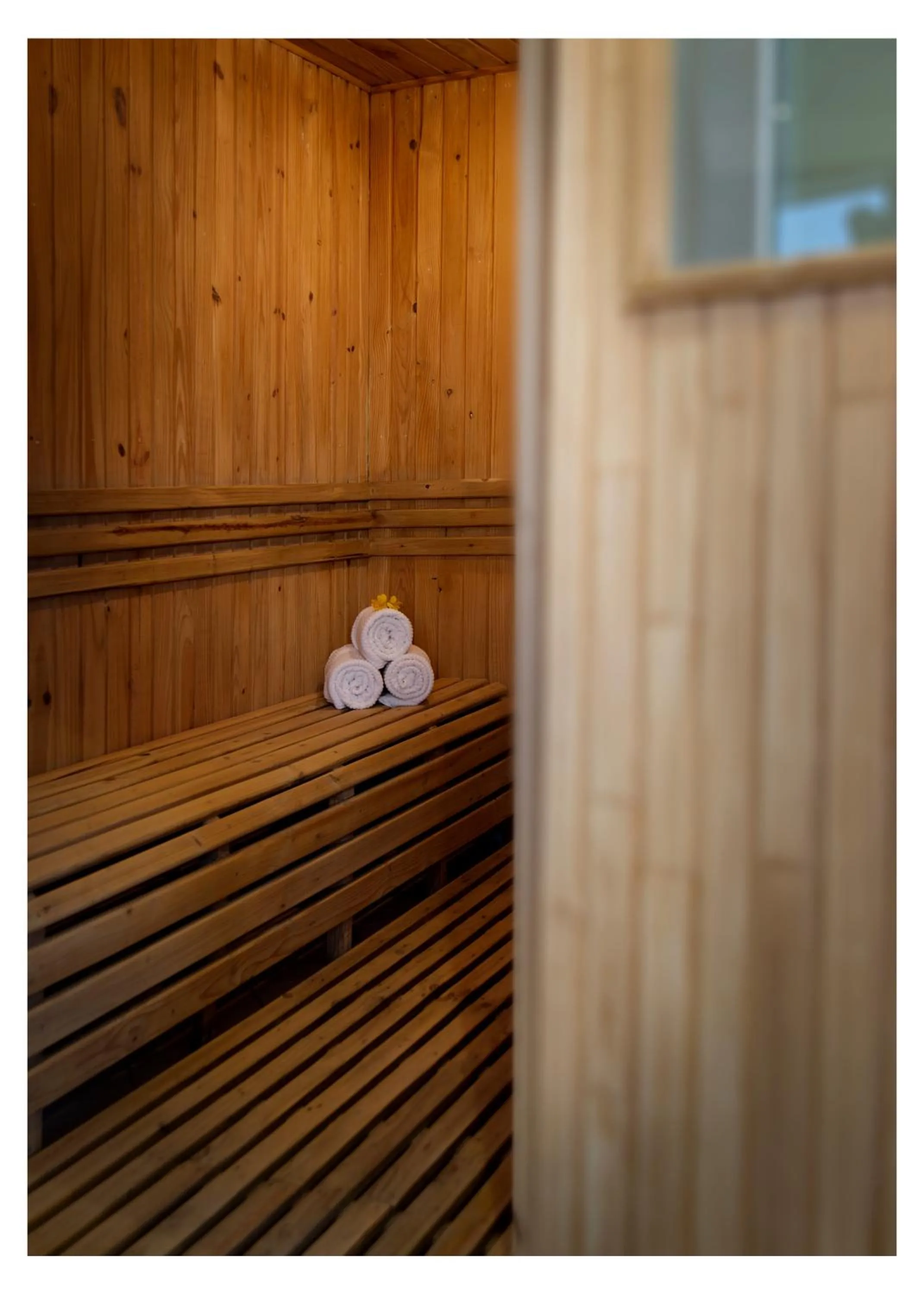 Sauna in Casa Grande Suites