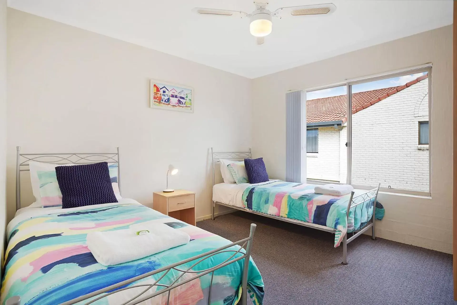 Bedroom, Bed in Sails Luxury Apartments Merimbula