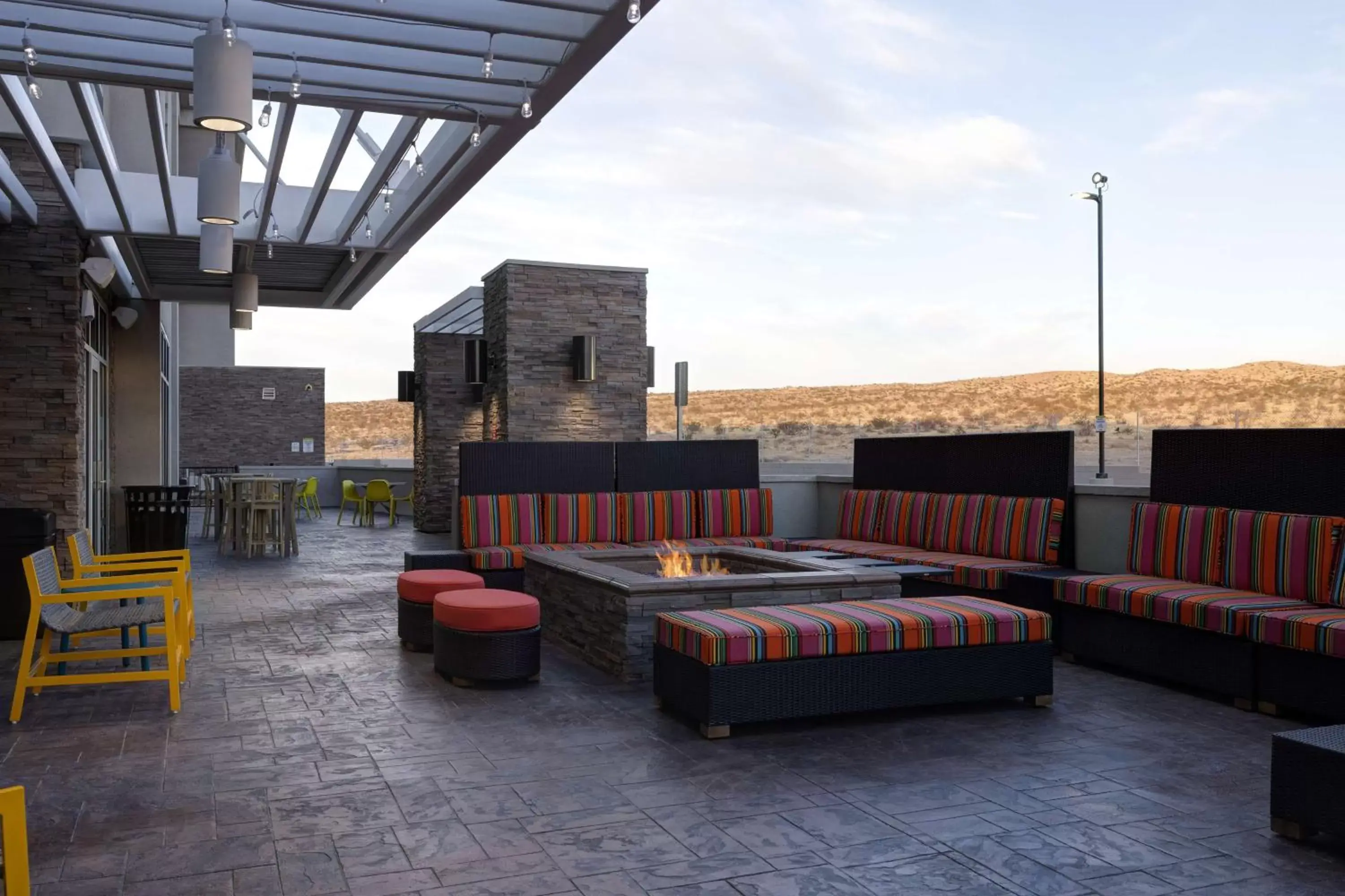 Patio in Home2 Suites By Hilton Barstow, Ca