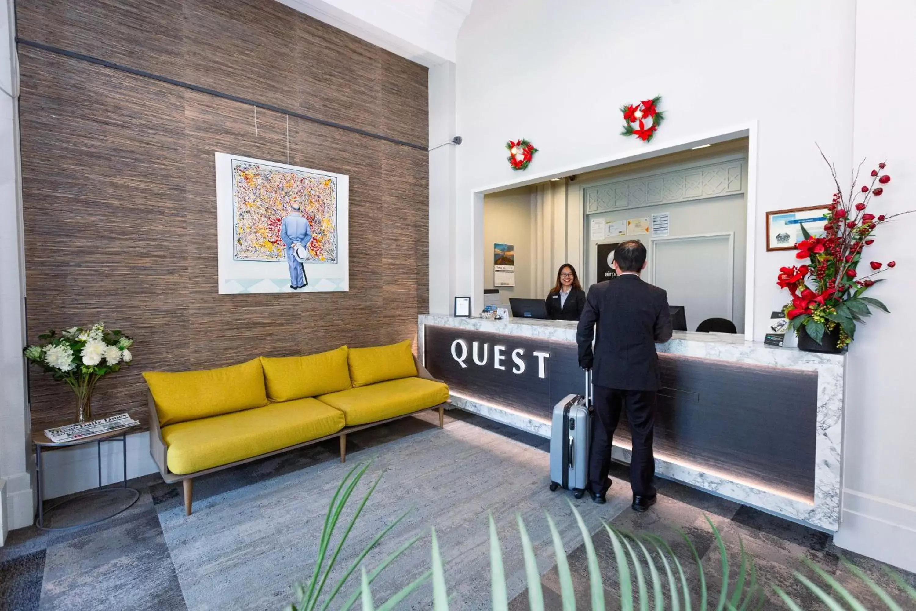 Property building, Lobby/Reception in Quest Invercargill Serviced Apartments