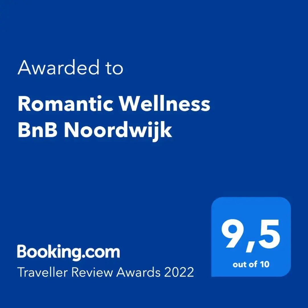 Logo/Certificate/Sign/Award in Romantic Wellness BnB Noordwijk